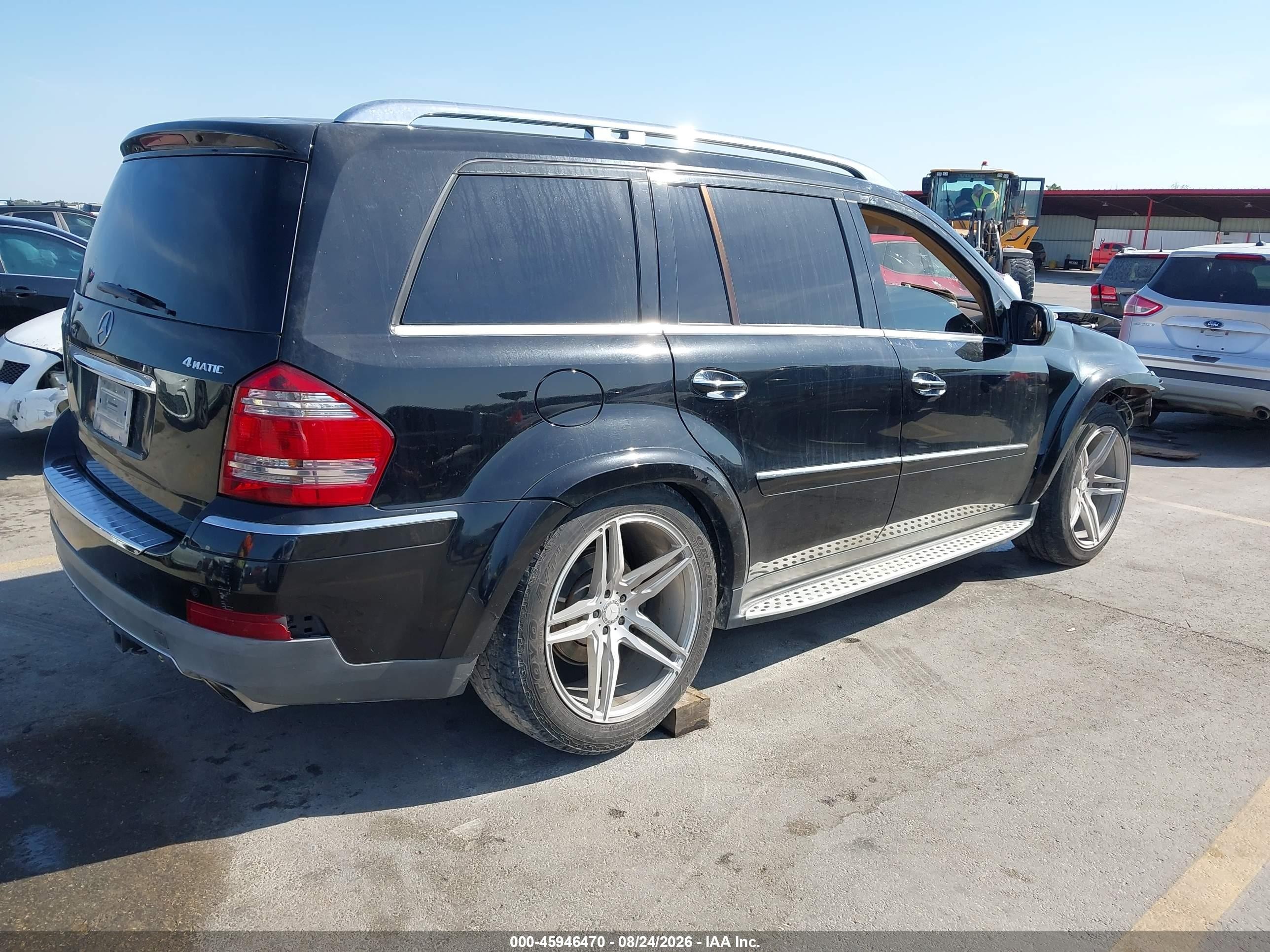 2009 Mercedes-benz Gl-class VIN 4JGBF86E09A473411 IAAI salvage auction — Front End, Salvage (Texas), sold $1,050 on 2026-09-25 (photo 4)