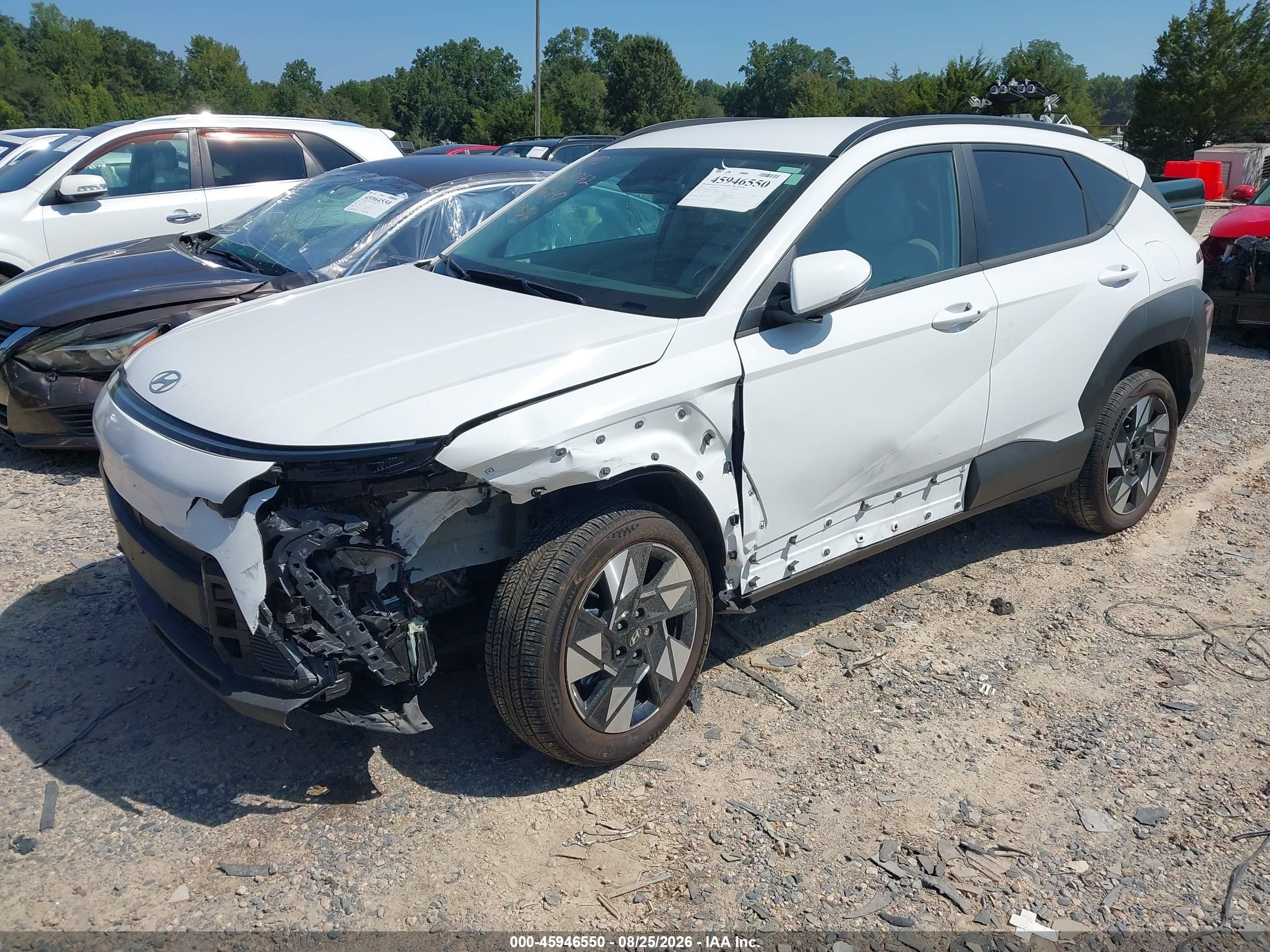 2025 Hyundai Kona VIN KM8HBCAB1SU218762 IAAI salvage auction — Front End, Salvage (North Carolina), sold $7,500 on 2026-09-23 (photo 2)