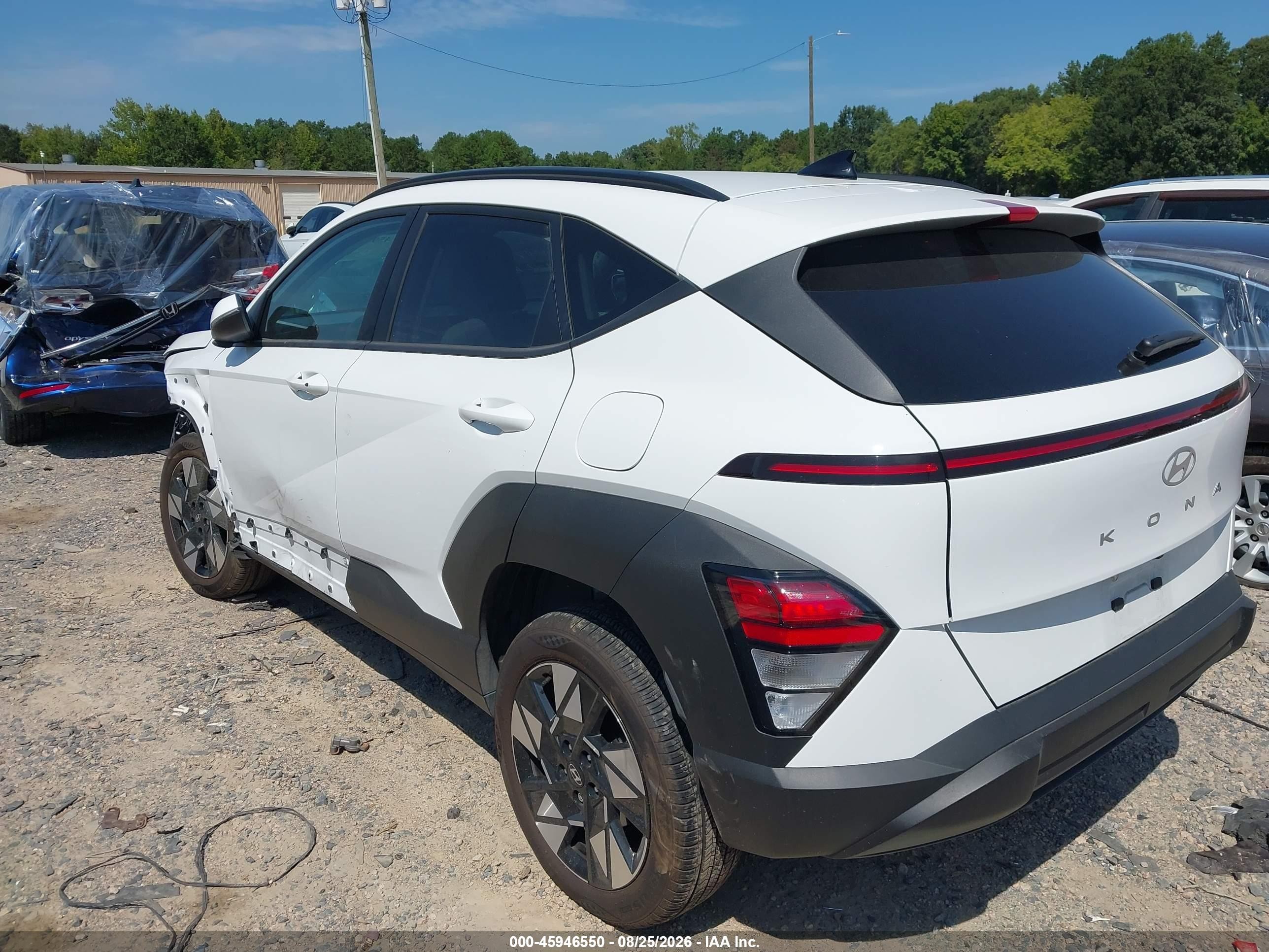 2025 Hyundai Kona VIN KM8HBCAB1SU218762 IAAI salvage auction — Front End, Salvage (North Carolina), sold $7,500 on 2026-09-23 (photo 3)