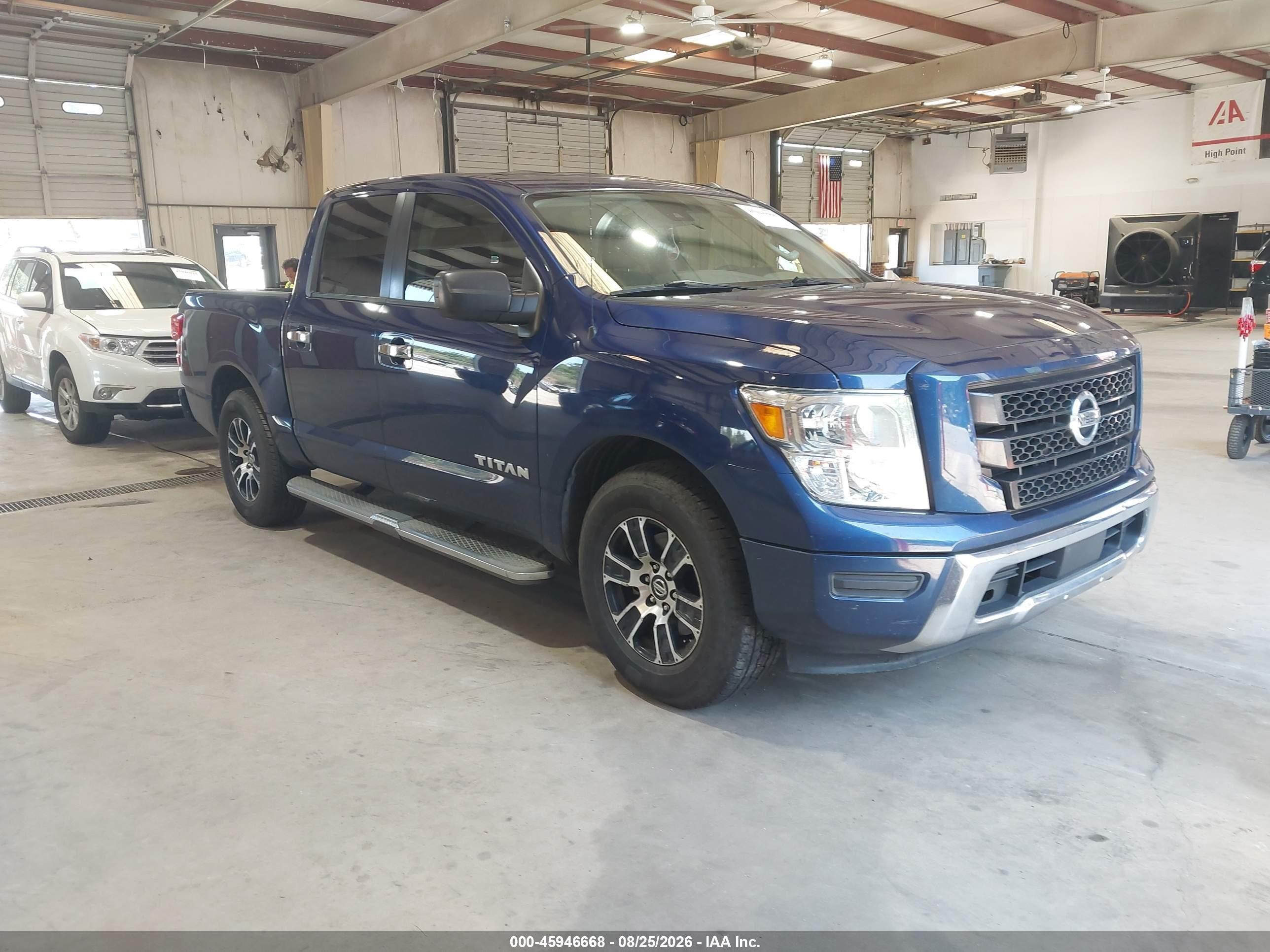 2021 Nissan Titan VIN 1N6AA1EEXMN519672 — IAAI salvage auction photo