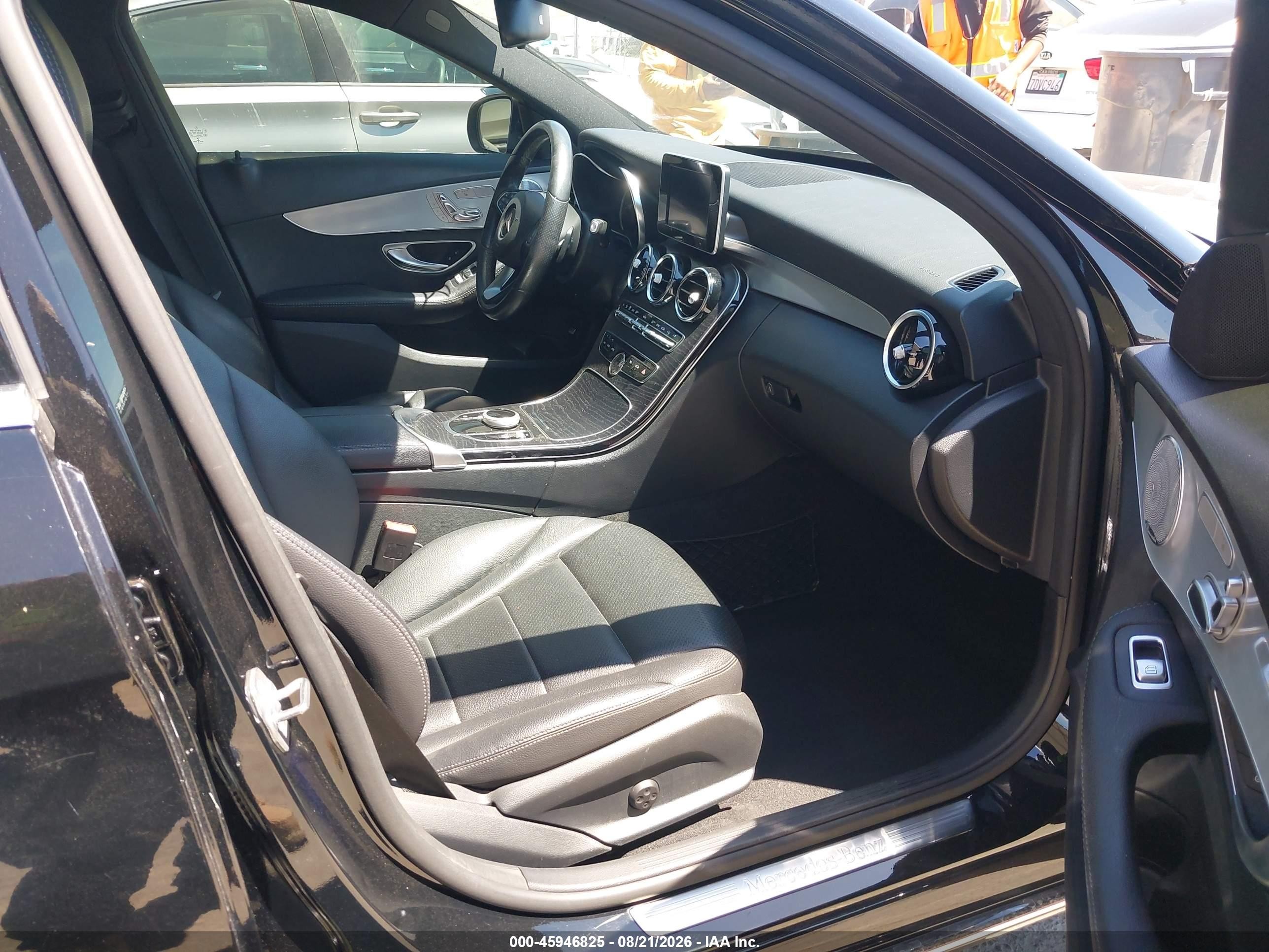 2018 Mercedes-Benz C-Class VIN 55SWF4JBXJU275778 IAAI salvage auction — Front End, Salvage (California), sold $6,800 on 2026-09-13 (photo 5)