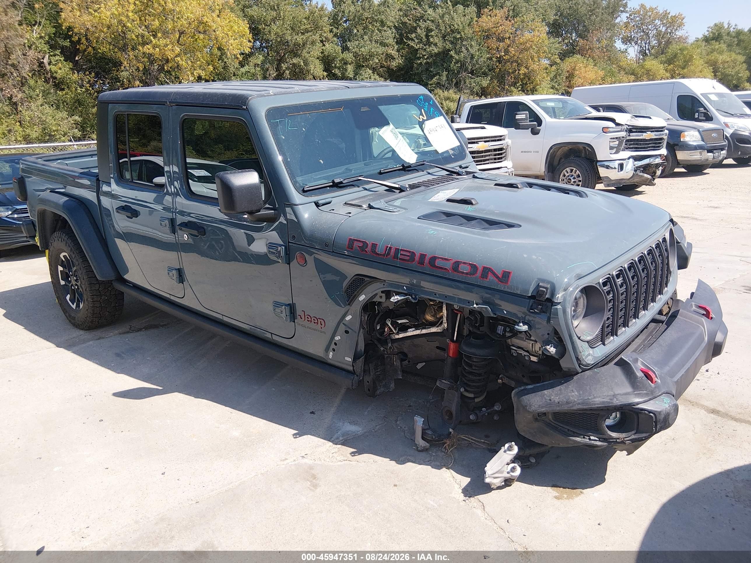 2026 Jeep Gladiator VIN 1C6RJTBG0TL157196 IAAI salvage auction — Unknown, Enterprise Vehicles Clear Only (Florida), sold $20,750 on 2026-08-31 (photo 1)