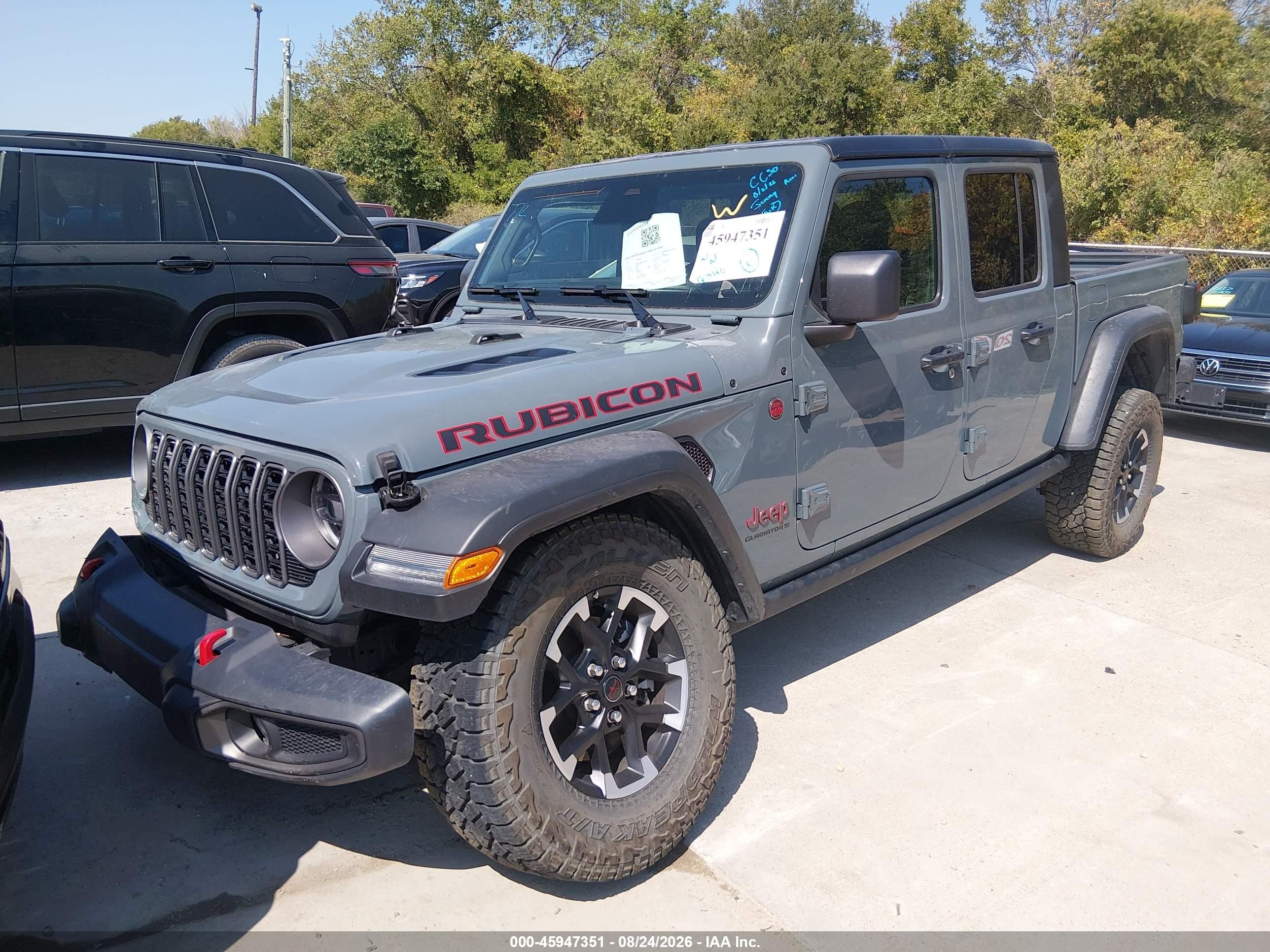 2026 Jeep Gladiator VIN 1C6RJTBG0TL157196 IAAI salvage auction — Unknown, Enterprise Vehicles Clear Only (Florida), sold $20,750 on 2026-08-31 (photo 2)
