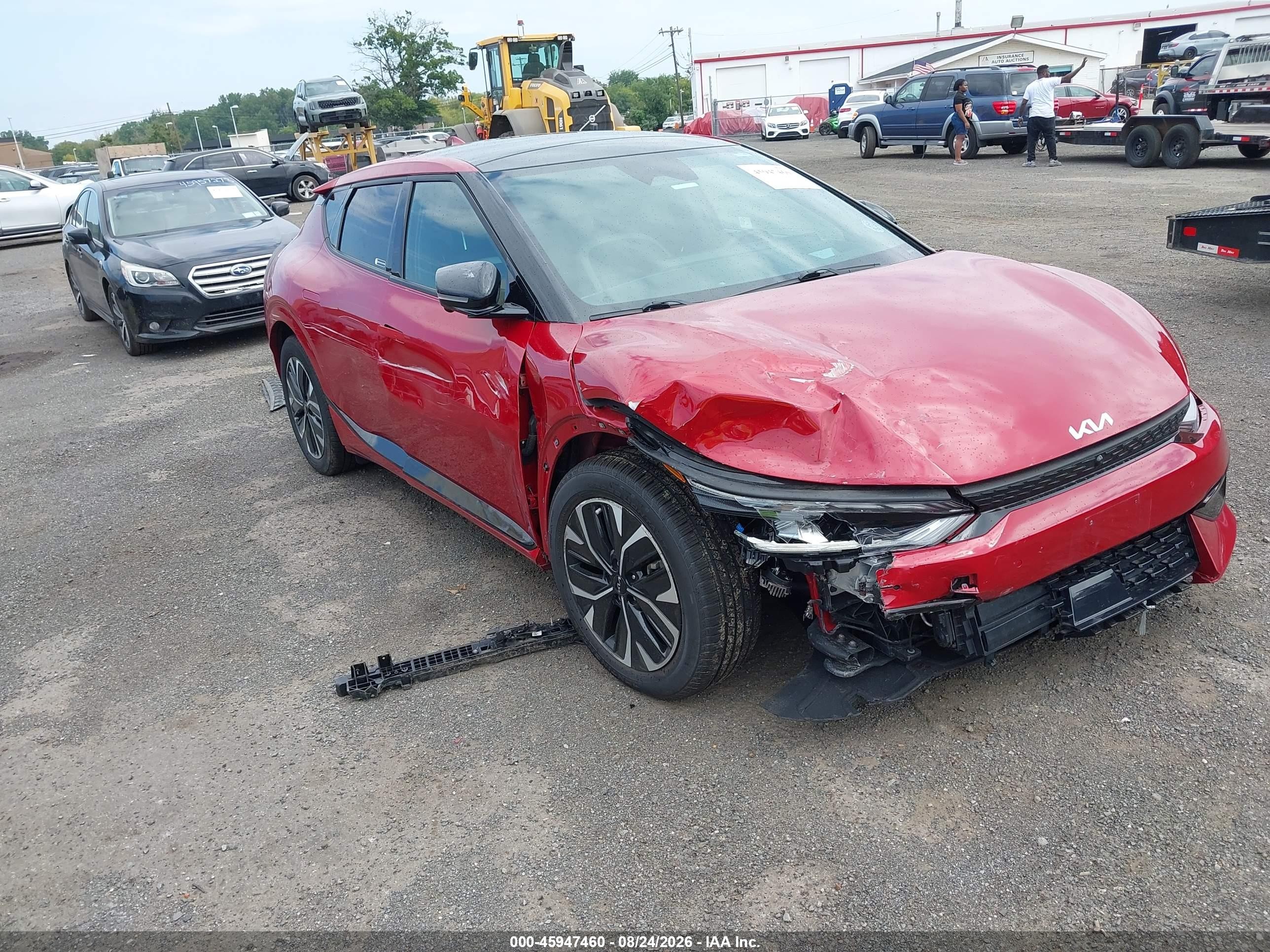 2022 Kia EV6 VIN KNDC44LAXN5034003 — IAAI salvage auction photo