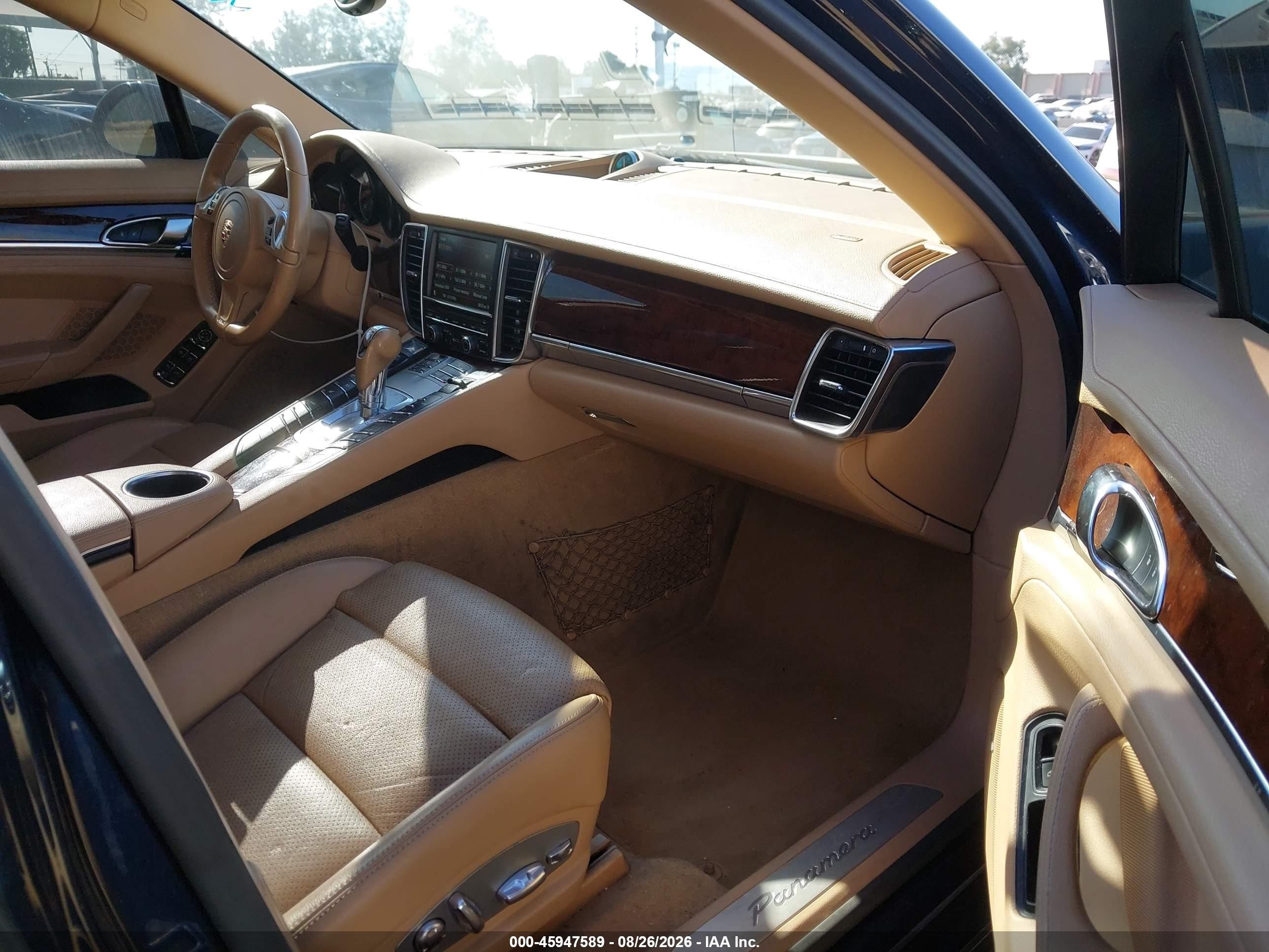 2013 Porsche Panamera VIN WP0AA2A77DL010232 IAAI salvage auction — Undercarriage, Salvage (California), sold $4,550 on 2026-09-12 (photo 5)