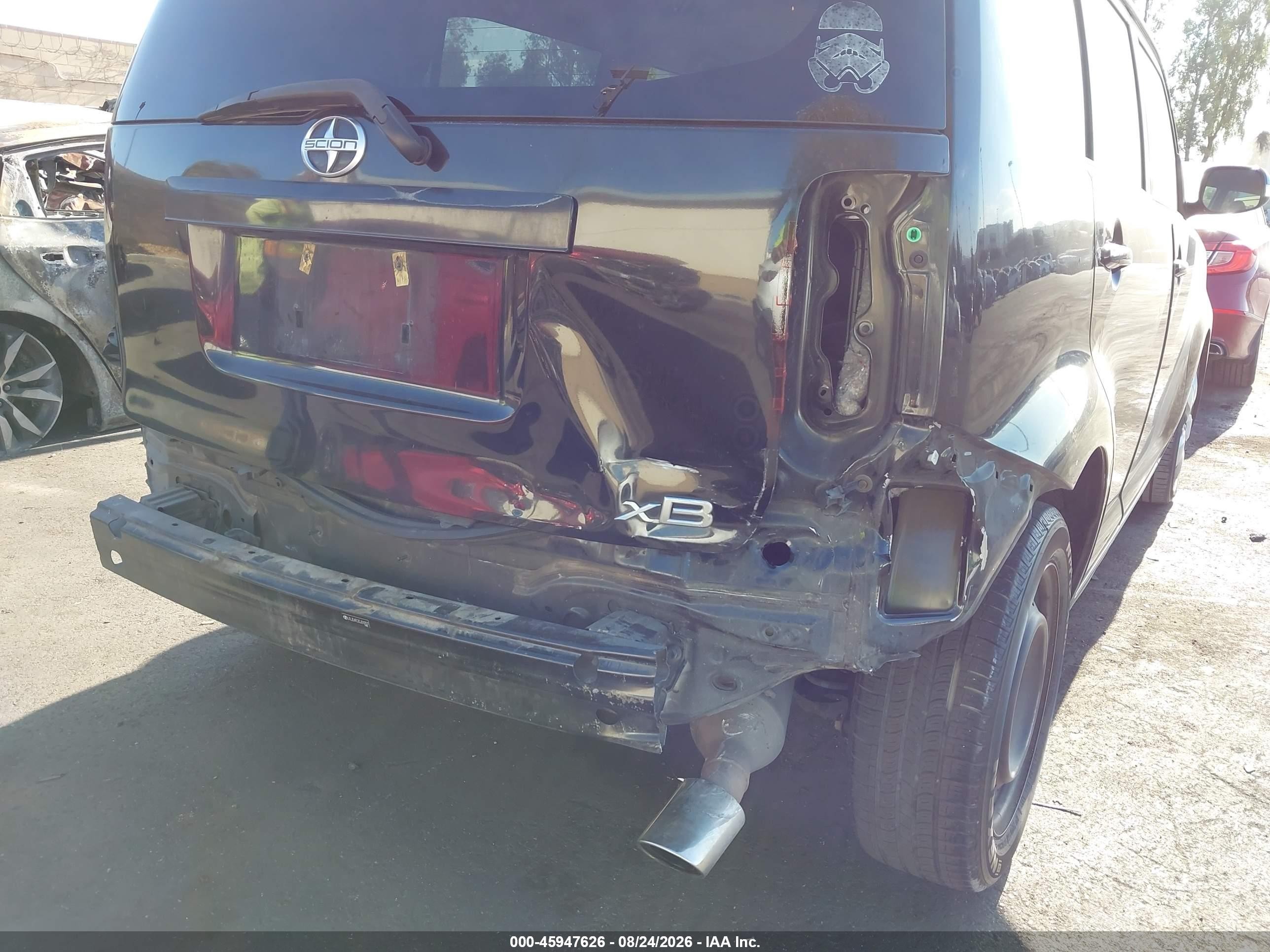 2012 Scion Xb VIN JTLZE4FE3CJ010527 IAAI salvage auction — Rear End, Salvage Certificate (California), sold $1,500 on 2026-09-24 (photo 6)