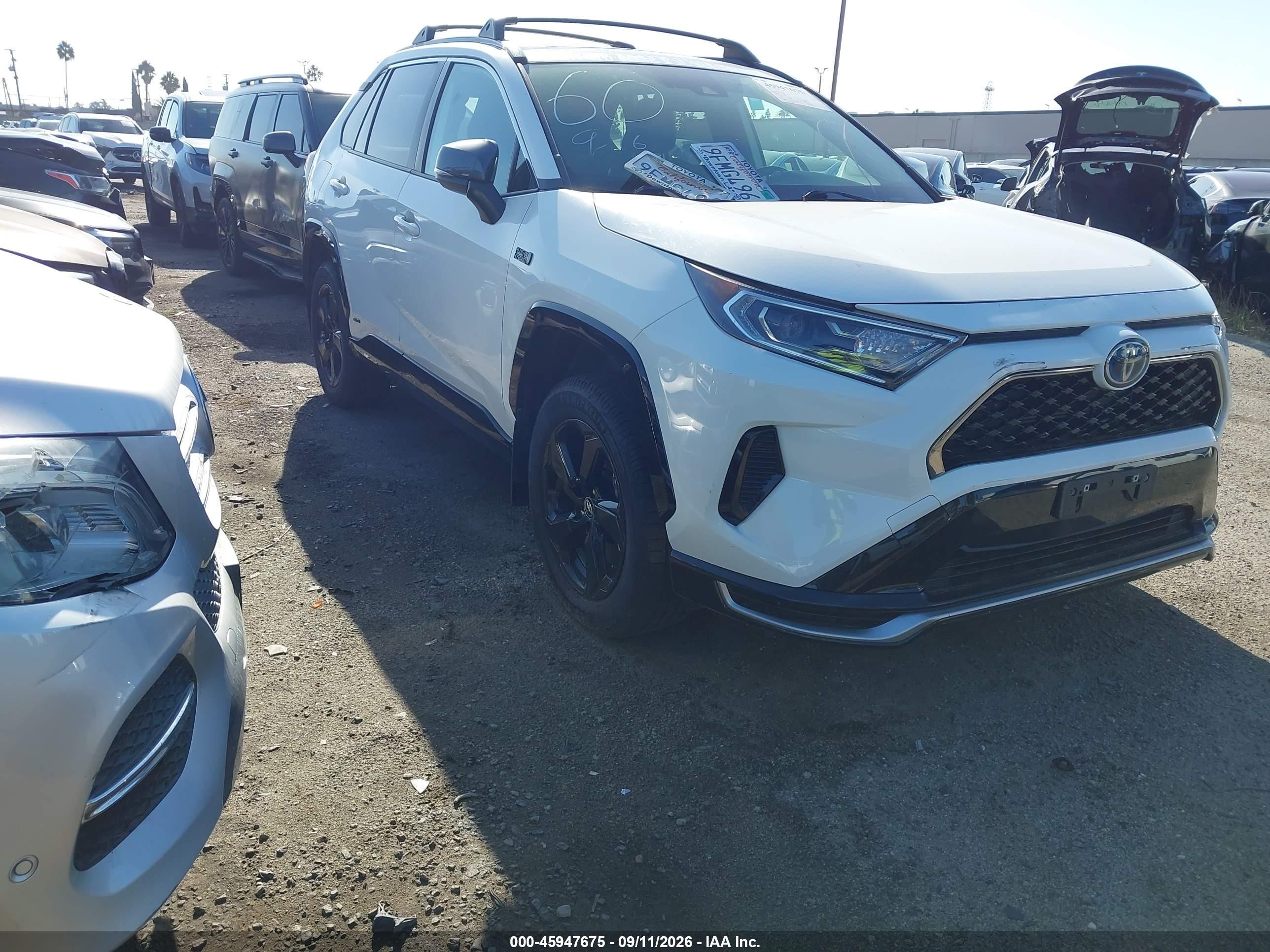 2021 Toyota RAV4 Prime VIN JTMAB3FV4MD024187 — IAAI salvage auction photo