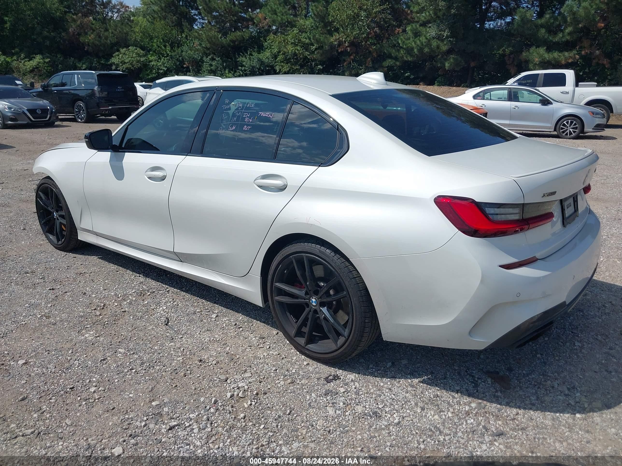 2021 BMW 3er VIN 3MW5U9J02M8B82497 IAAI salvage auction — Front End, Salvage (Indiana), sold $20,500 on 2026-09-13 (photo 3)