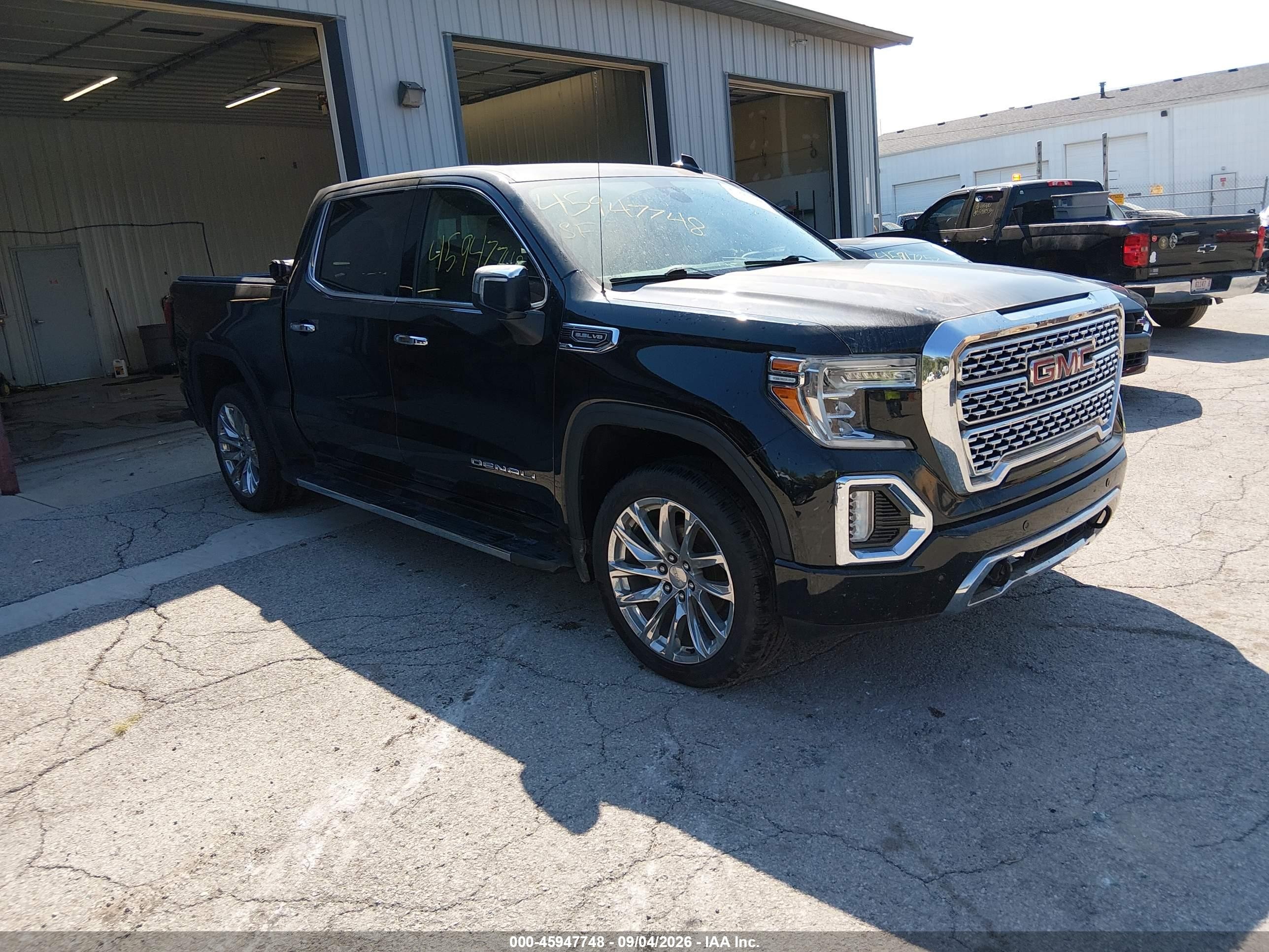 2021 GMC Sierra 1500 VIN 1GTU9DED0MZ157250 — IAAI salvage auction photo