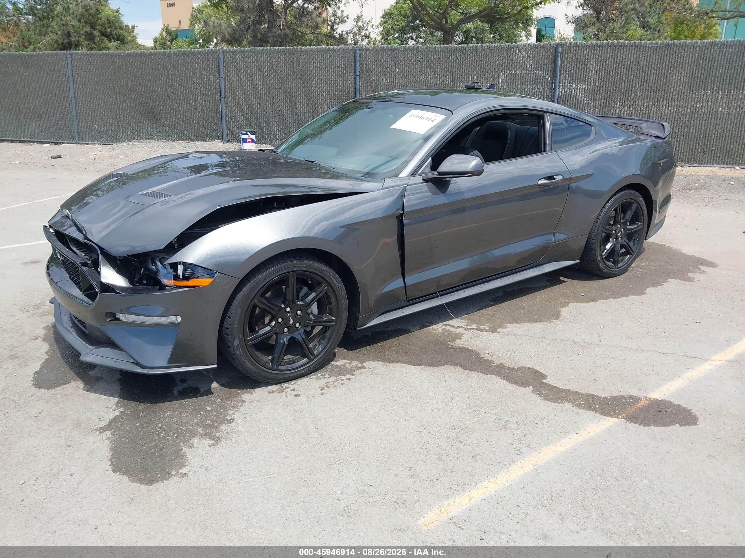 2020 Ford Mustang VIN 1FA6P8TH4L5186676 IAAI salvage auction — Front End, Salvage (California), sold $6,000 on 2026-09-13 (photo 2)