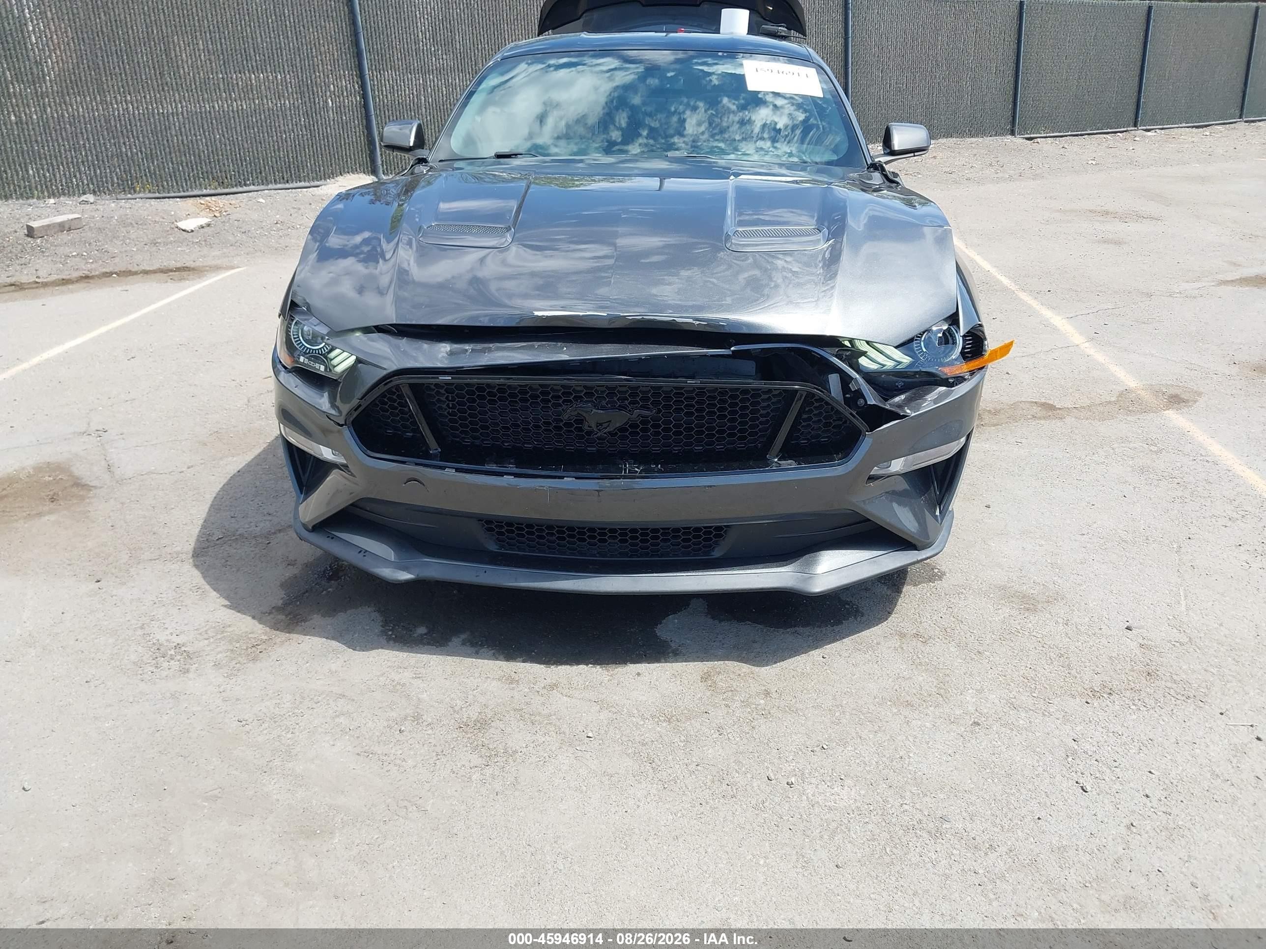 2020 Ford Mustang VIN 1FA6P8TH4L5186676 IAAI salvage auction — Front End, Salvage (California), sold $6,000 on 2026-09-13 (photo 6)