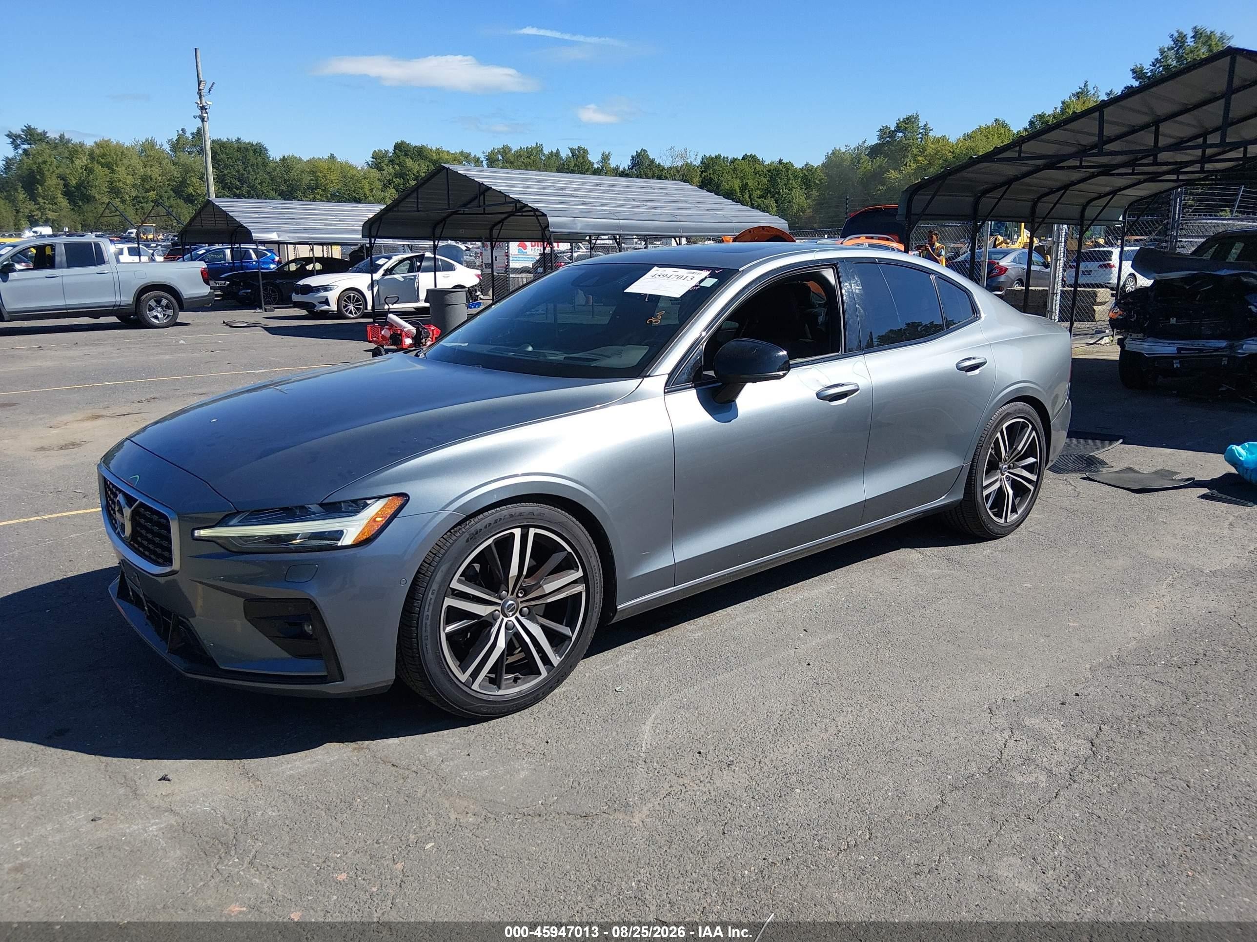 2019 Volvo S60 VIN 7JRA22TMXKG007140 IAAI salvage auction — Front End, Salvage (Connecticut), sold $8,700 on 2026-09-11 (photo 2)