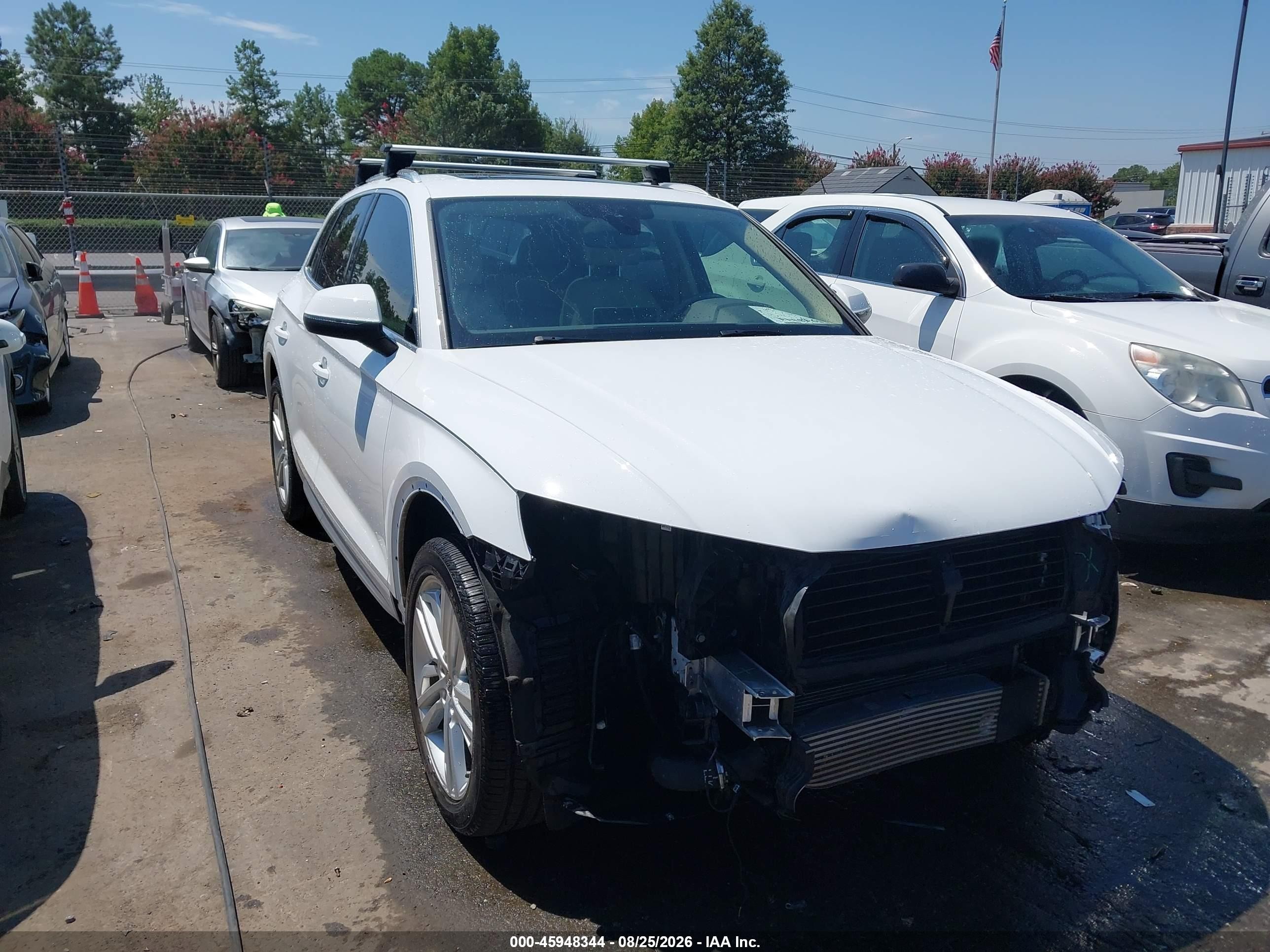 2018 Audi Q5 VIN WA1BNAFY1J2236024 — IAAI salvage auction photo