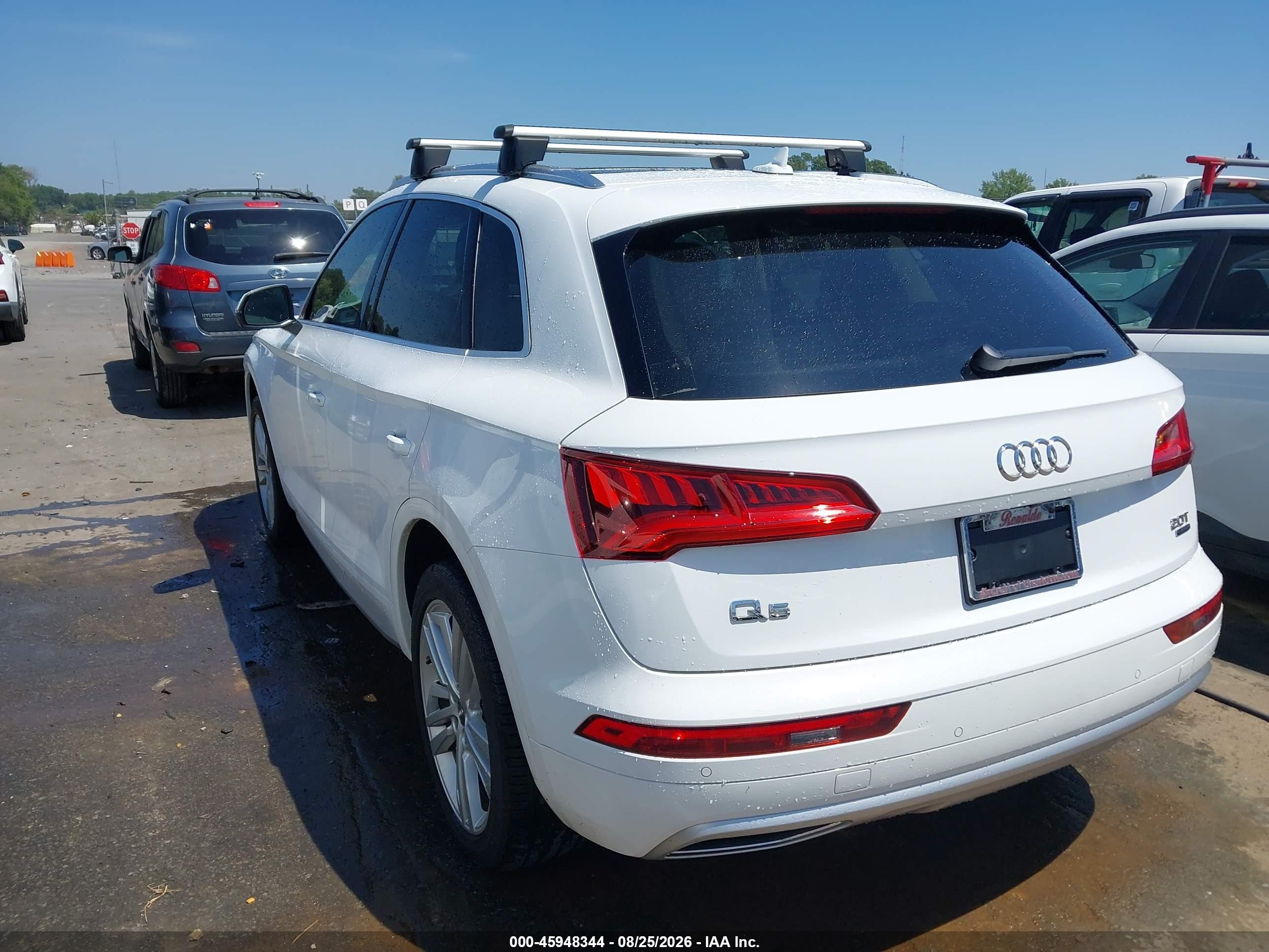 2018 Audi Q5 VIN WA1BNAFY1J2236024 IAAI salvage auction — Front End, Salvage (North Carolina), sold $8,000 on 2026-09-05 (photo 3)