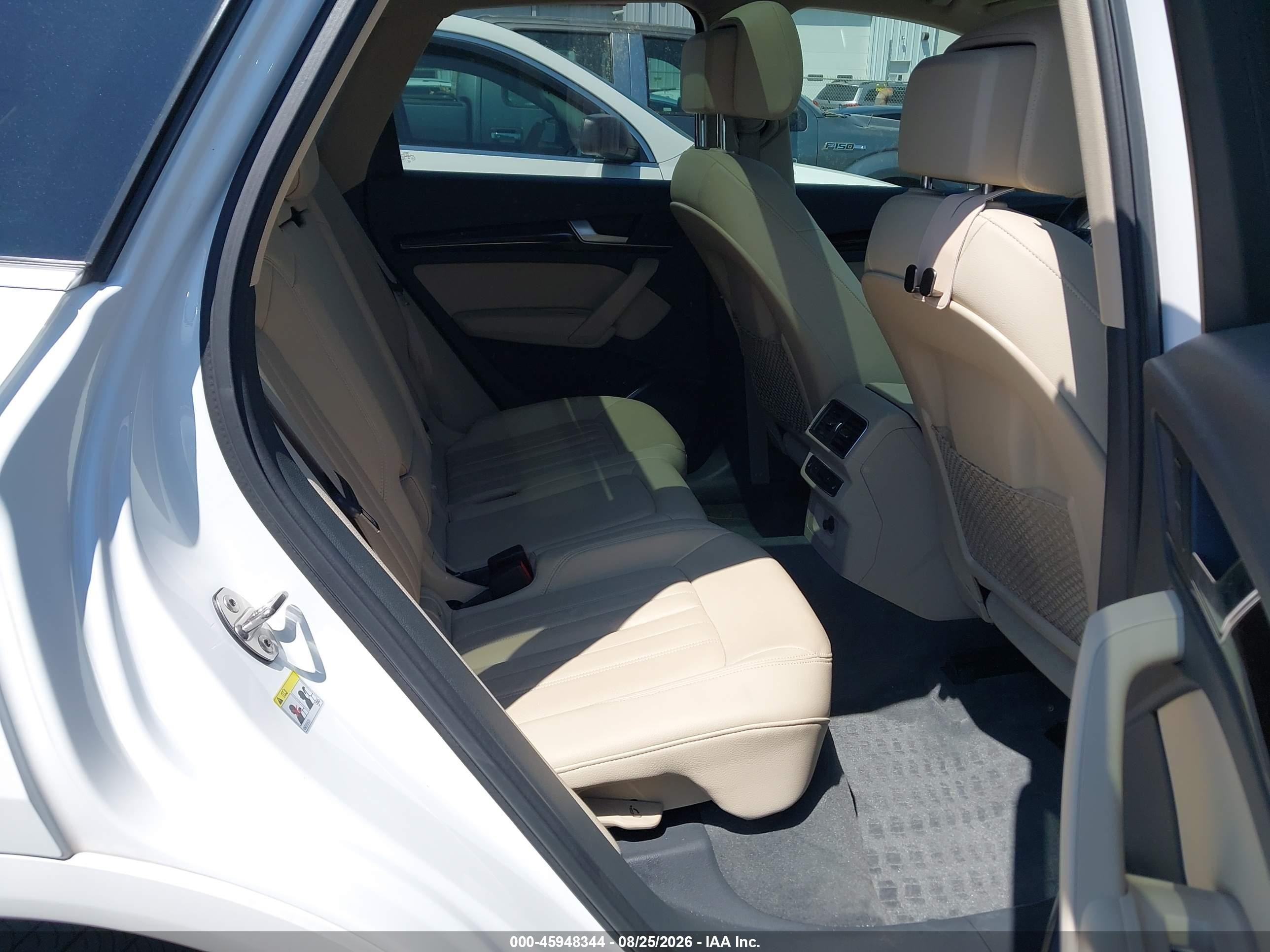 2018 Audi Q5 VIN WA1BNAFY1J2236024 IAAI salvage auction — Front End, Salvage (North Carolina), sold $8,000 on 2026-09-05 (photo 8)