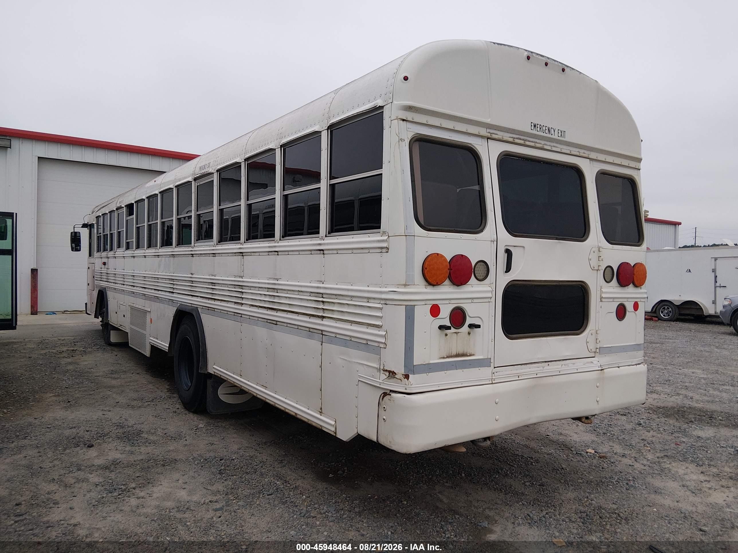 2016 Blue Bird School Bus / Transit Bus VIN 1BABLCPA5GF320044 IAAI salvage auction — Unknown, SF97 (North Carolina), sold $17,275 on 2026-10-06 (photo 3)