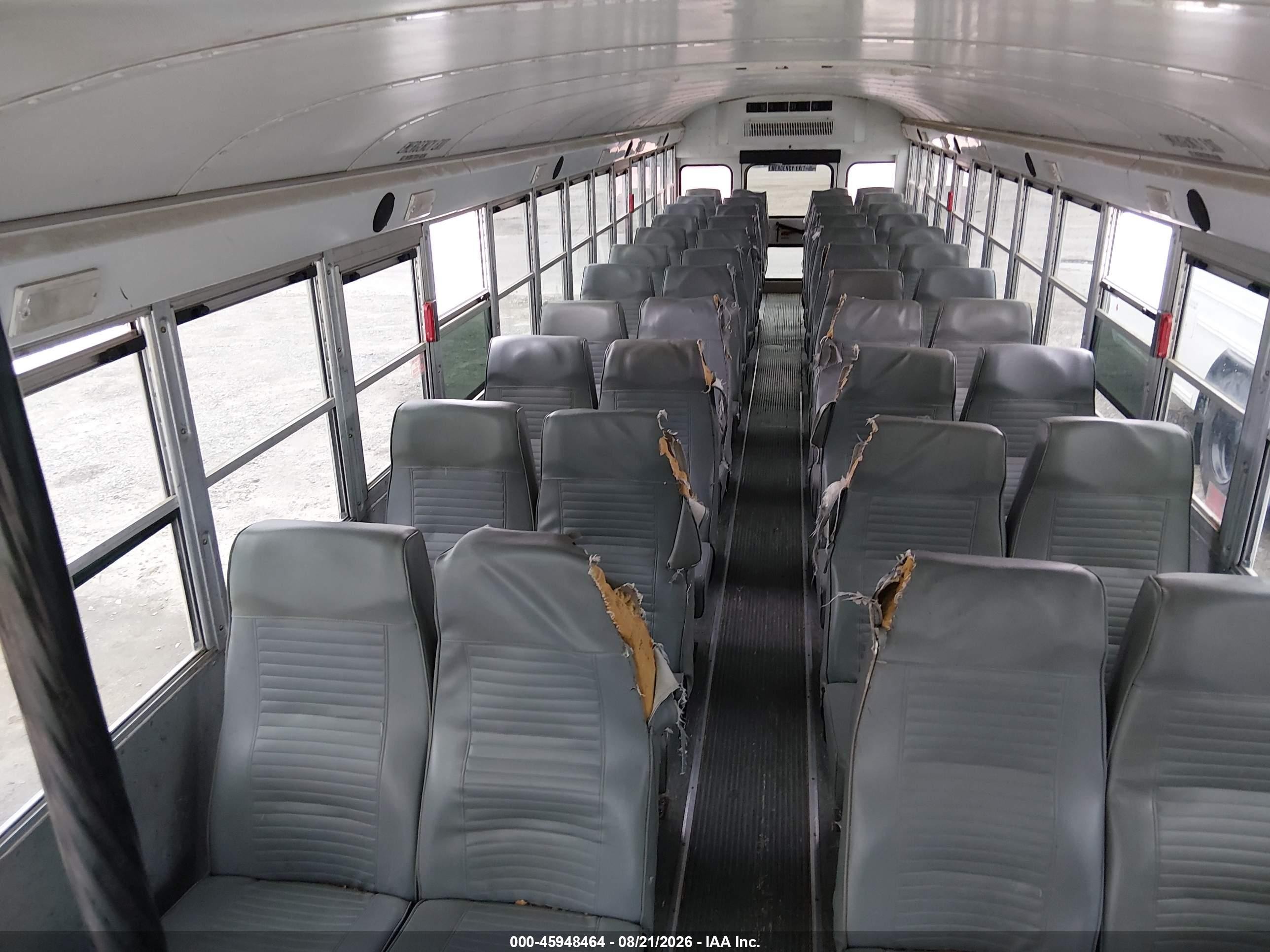 2016 Blue Bird School Bus / Transit Bus VIN 1BABLCPA5GF320044 IAAI salvage auction — Unknown, SF97 (North Carolina), sold $17,275 on 2026-10-06 (photo 8)