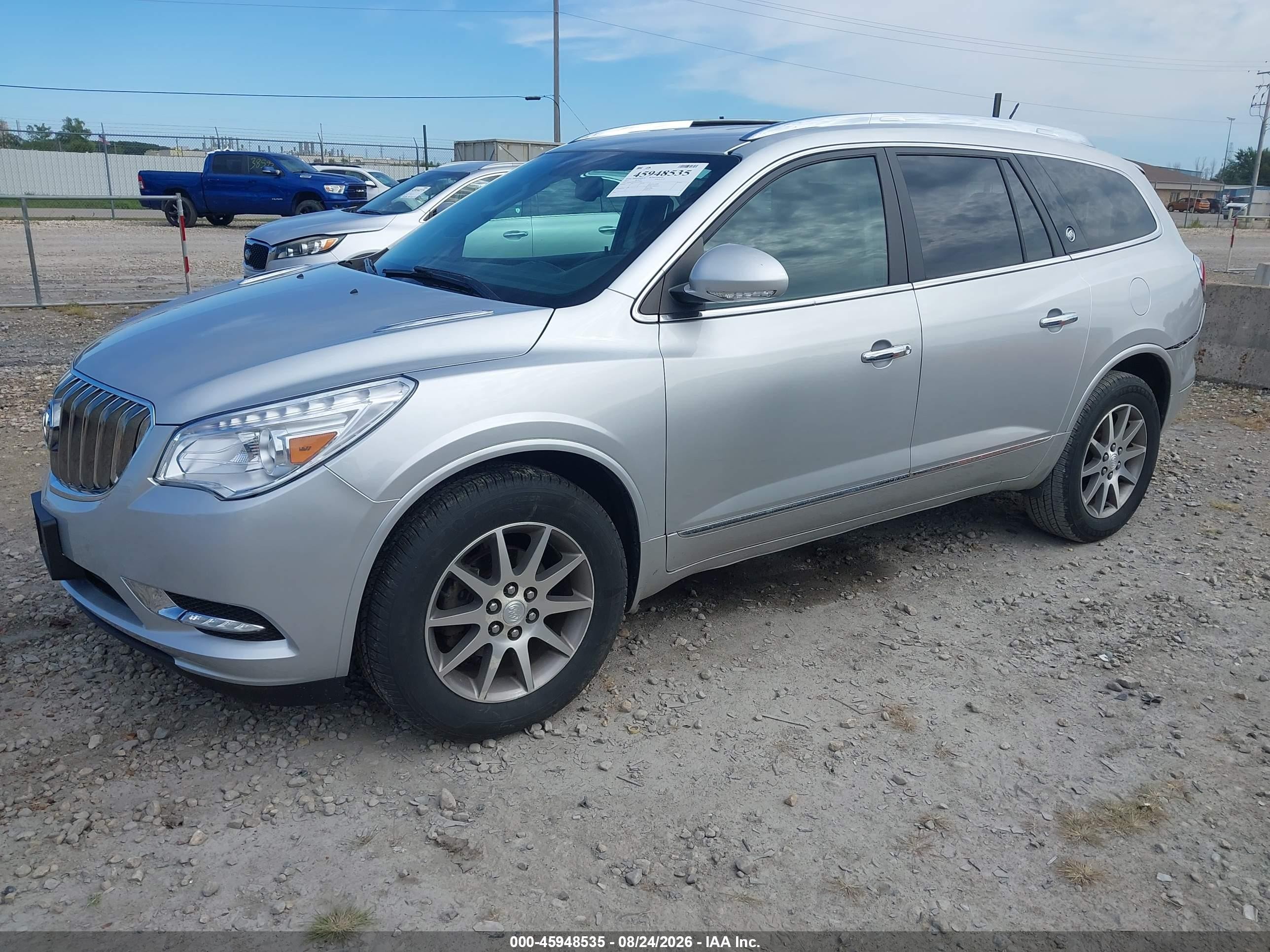 2015 Buick Enclave VIN 5GAKVBKD8FJ127914 IAAI salvage auction — Rear End, Clear (Wisconsin), sold $2,800 on 2026-09-05 (photo 2)