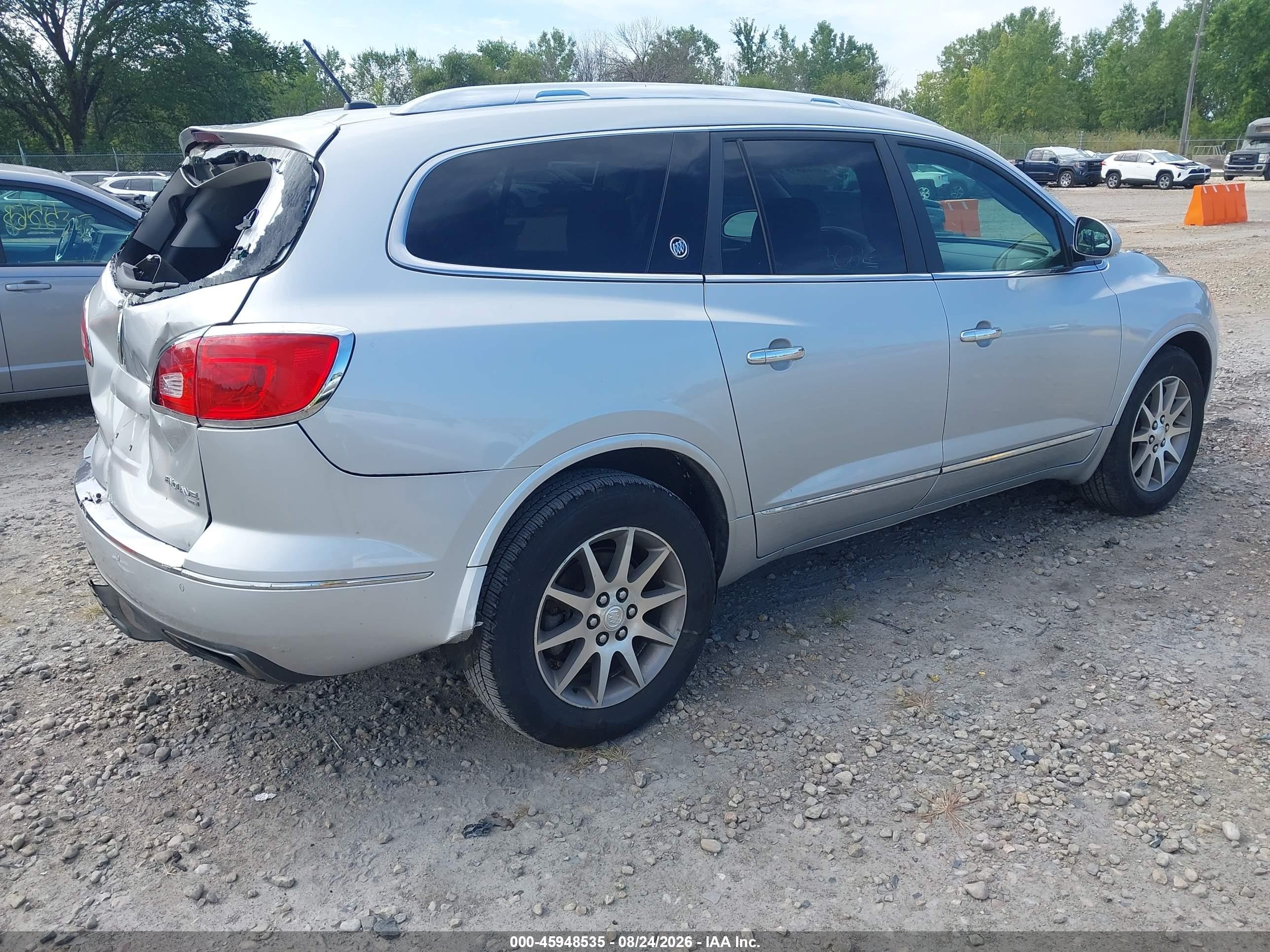 2015 Buick Enclave VIN 5GAKVBKD8FJ127914 IAAI salvage auction — Rear End, Clear (Wisconsin), sold $2,800 on 2026-09-05 (photo 4)