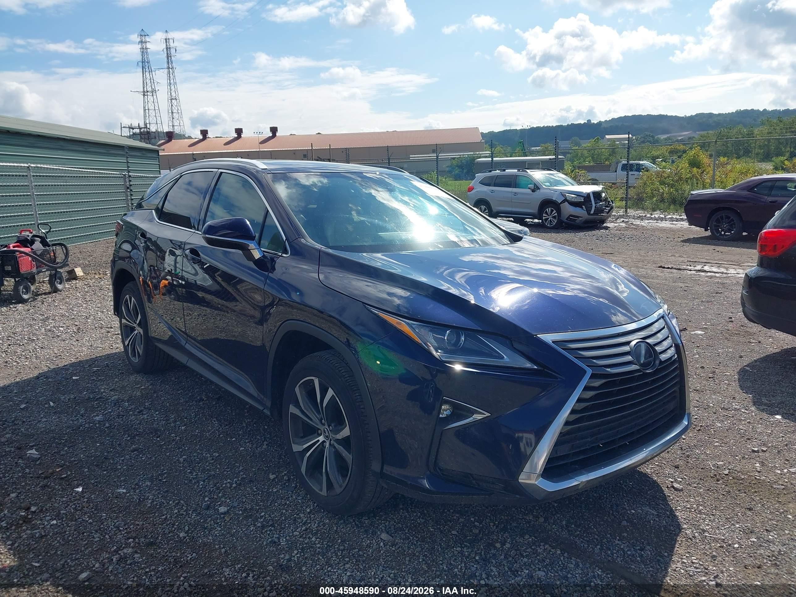 2019 Lexus RX 350 VIN 2T2BZMCA2KC177826 — IAAI salvage auction photo