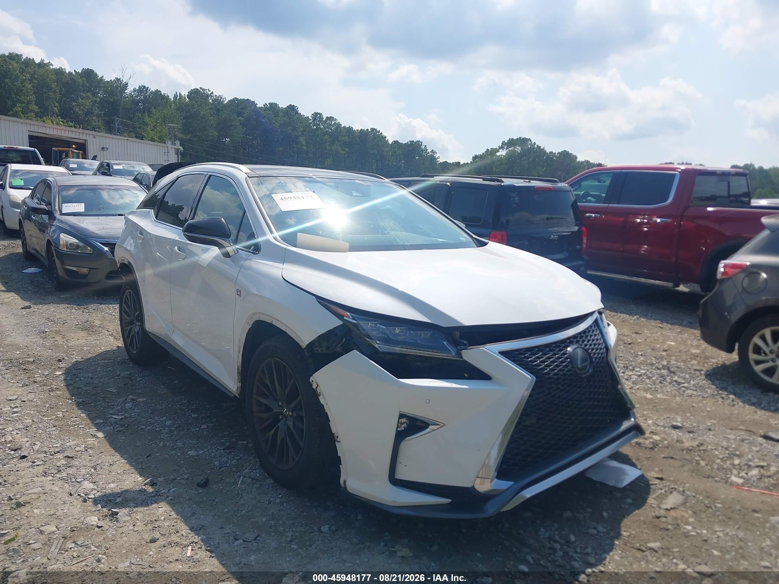 2017 Lexus RX 350 VIN 2T2BZMCAXHC096940 — IAAI salvage auction photo