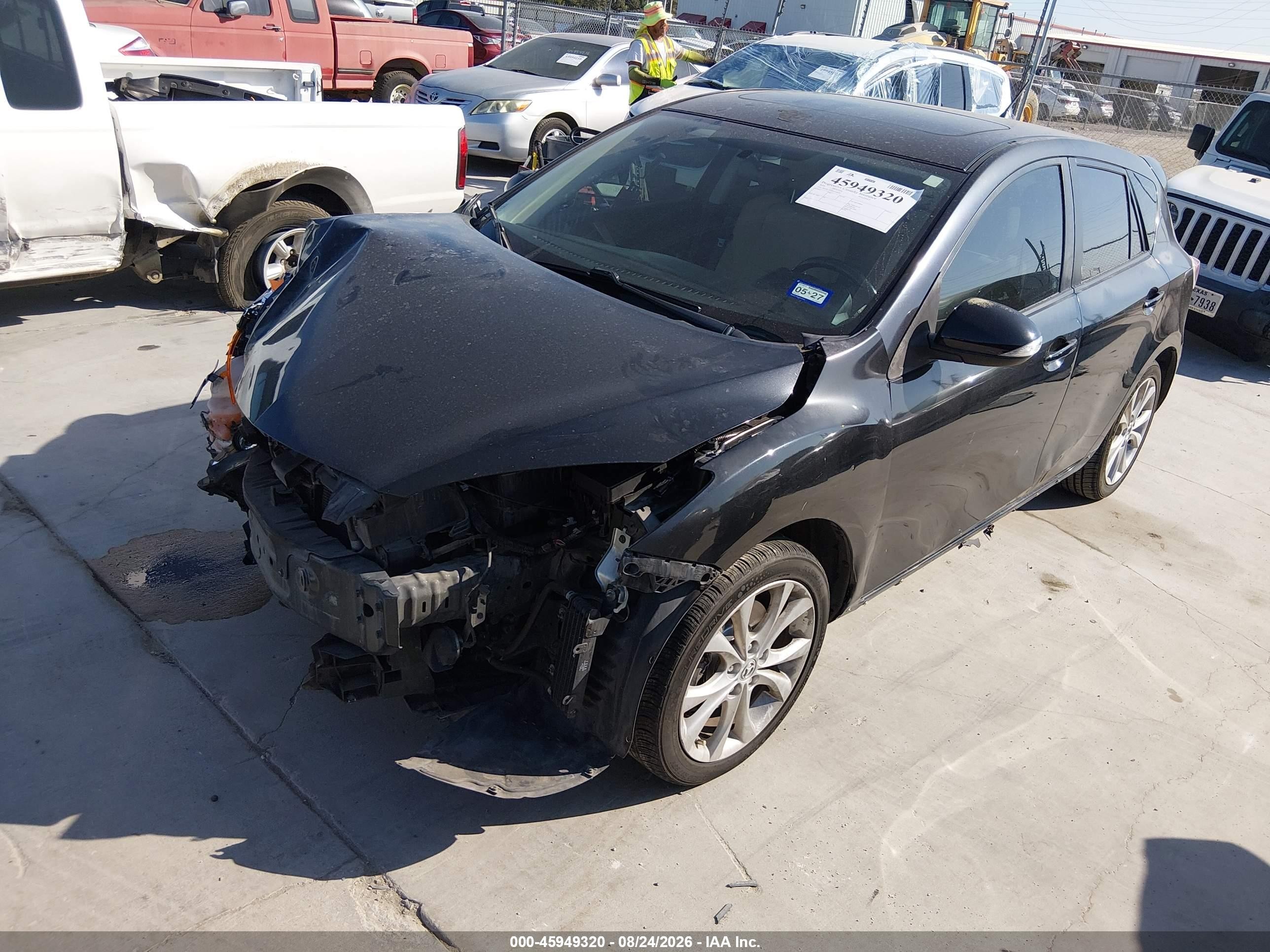 2010 Mazda 3 VIN JM1BL1H54A1148587 IAAI salvage auction — Front End, Salvage (Texas), sold $700 on 2026-10-01 (photo 2)