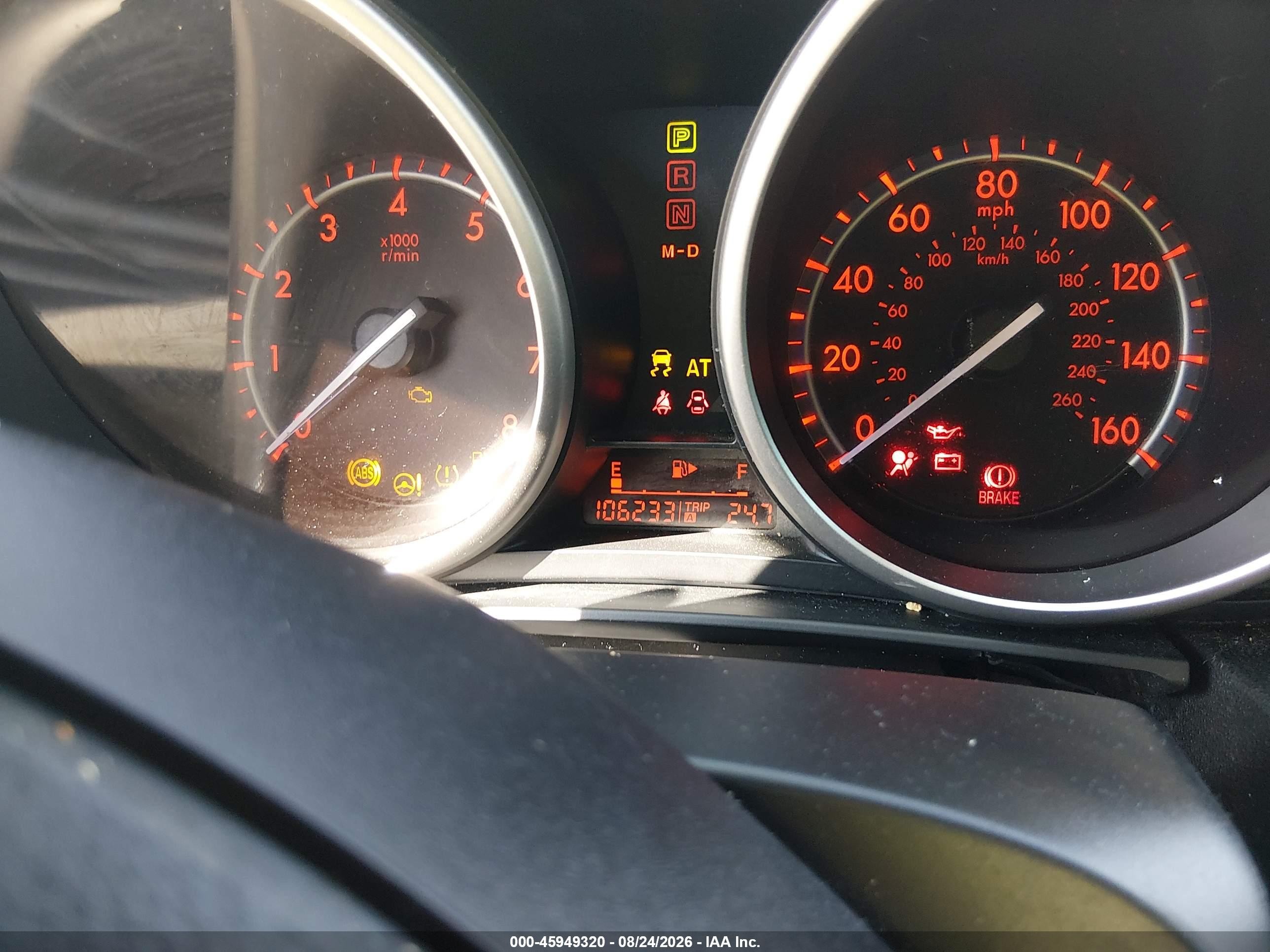 2010 Mazda 3 VIN JM1BL1H54A1148587 IAAI salvage auction — Front End, Salvage (Texas), sold $700 on 2026-10-01 (photo 7)