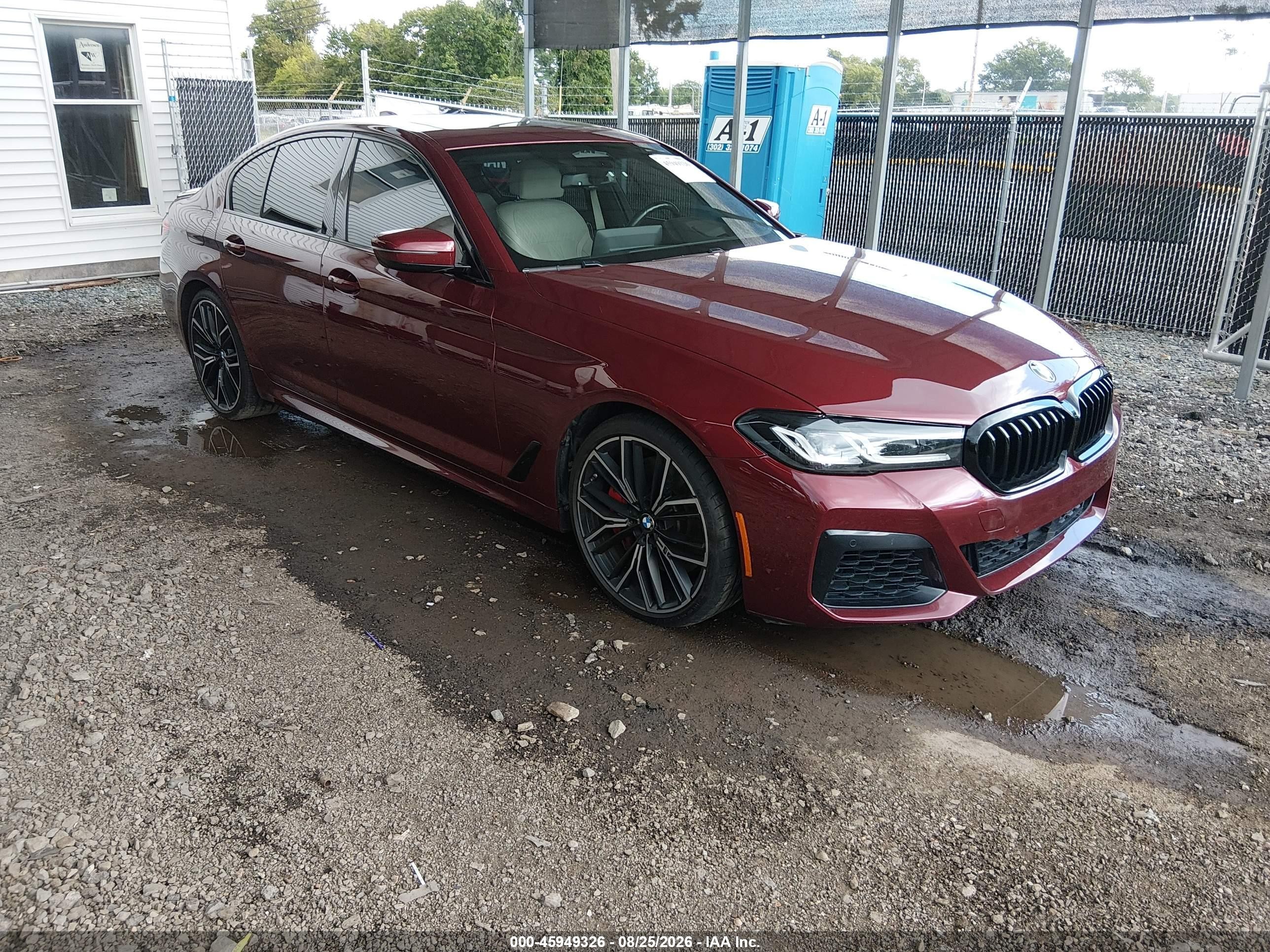 2023 BMW 5 Series VIN WBA73BJ0XPCM25537 — IAAI salvage auction photo