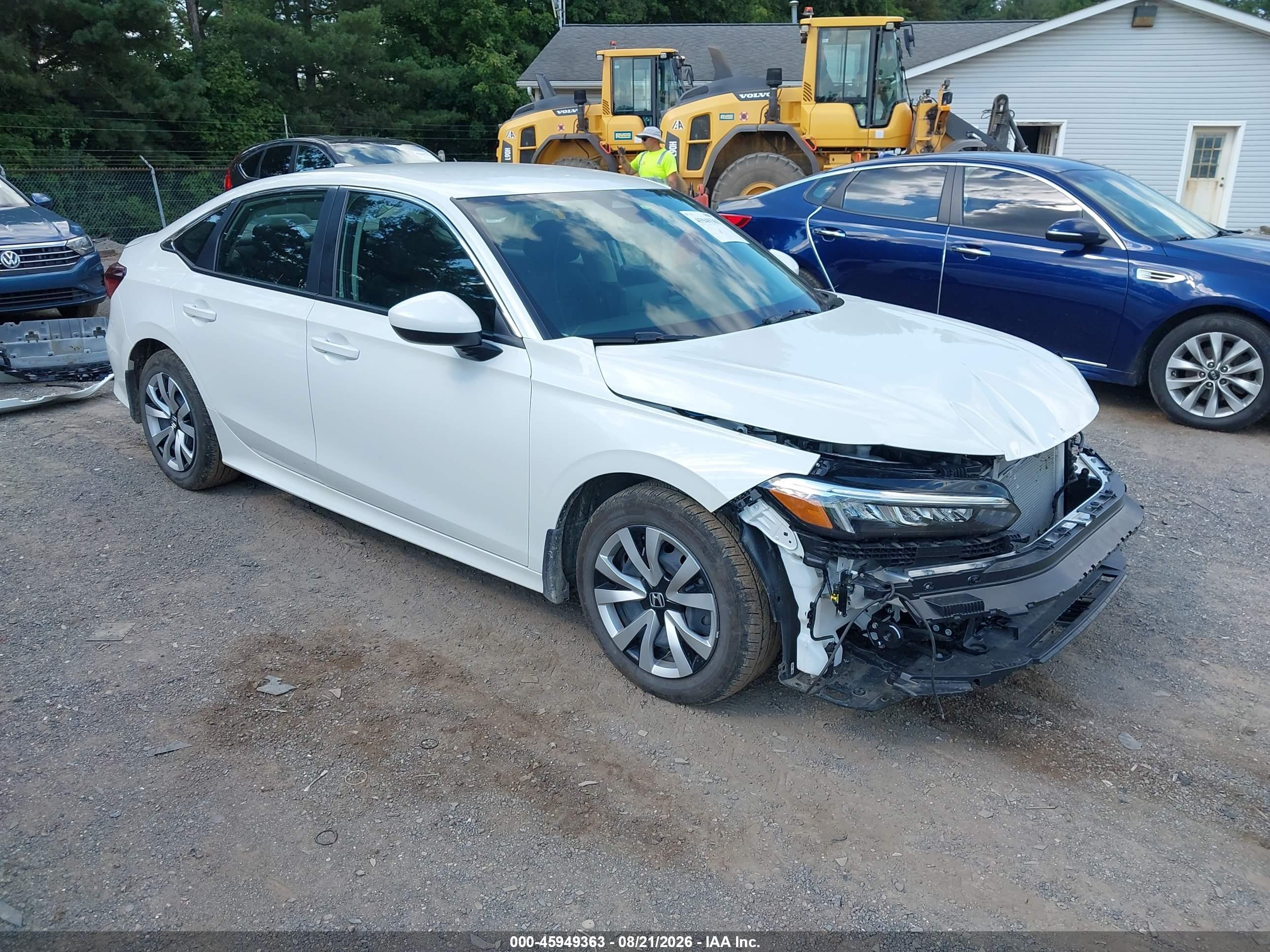 2026 Honda Civic VIN 2HGFE2F29TH530016 — IAAI salvage auction photo