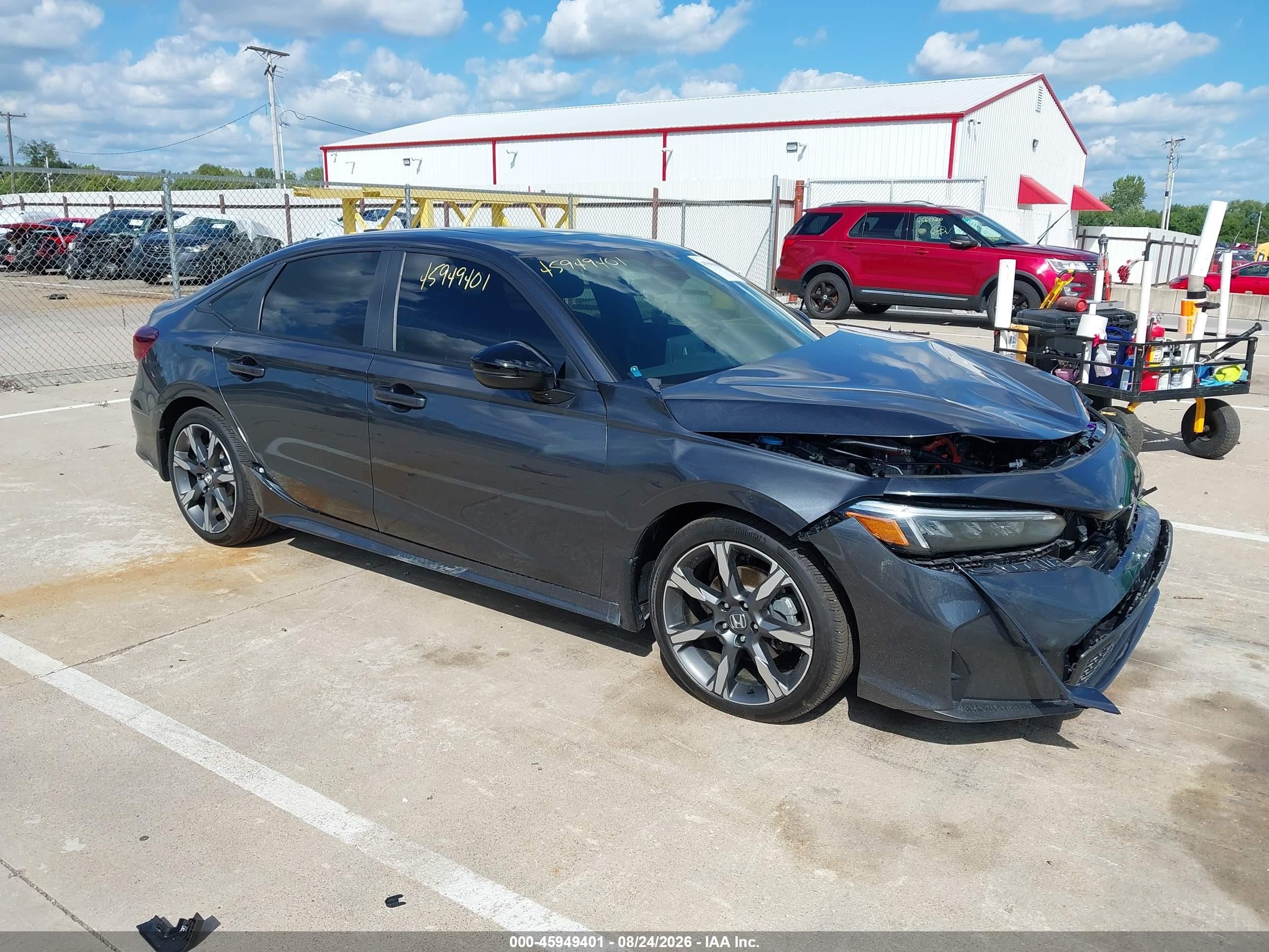 2026 Honda Civic Hybrid VIN 2HGFE4F89TH314604 — IAAI salvage auction photo