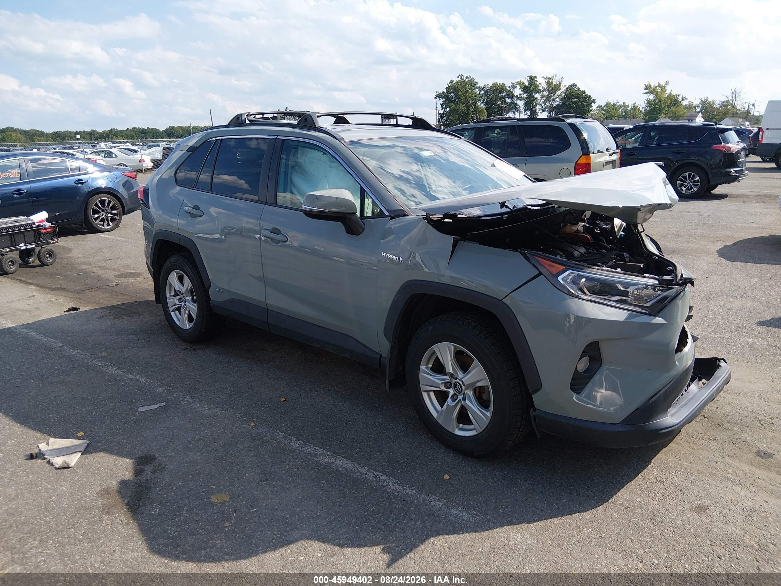 2020 Toyota RAV4 Hybrid VIN 2T3RWRFV8LW067359 — IAAI salvage auction photo