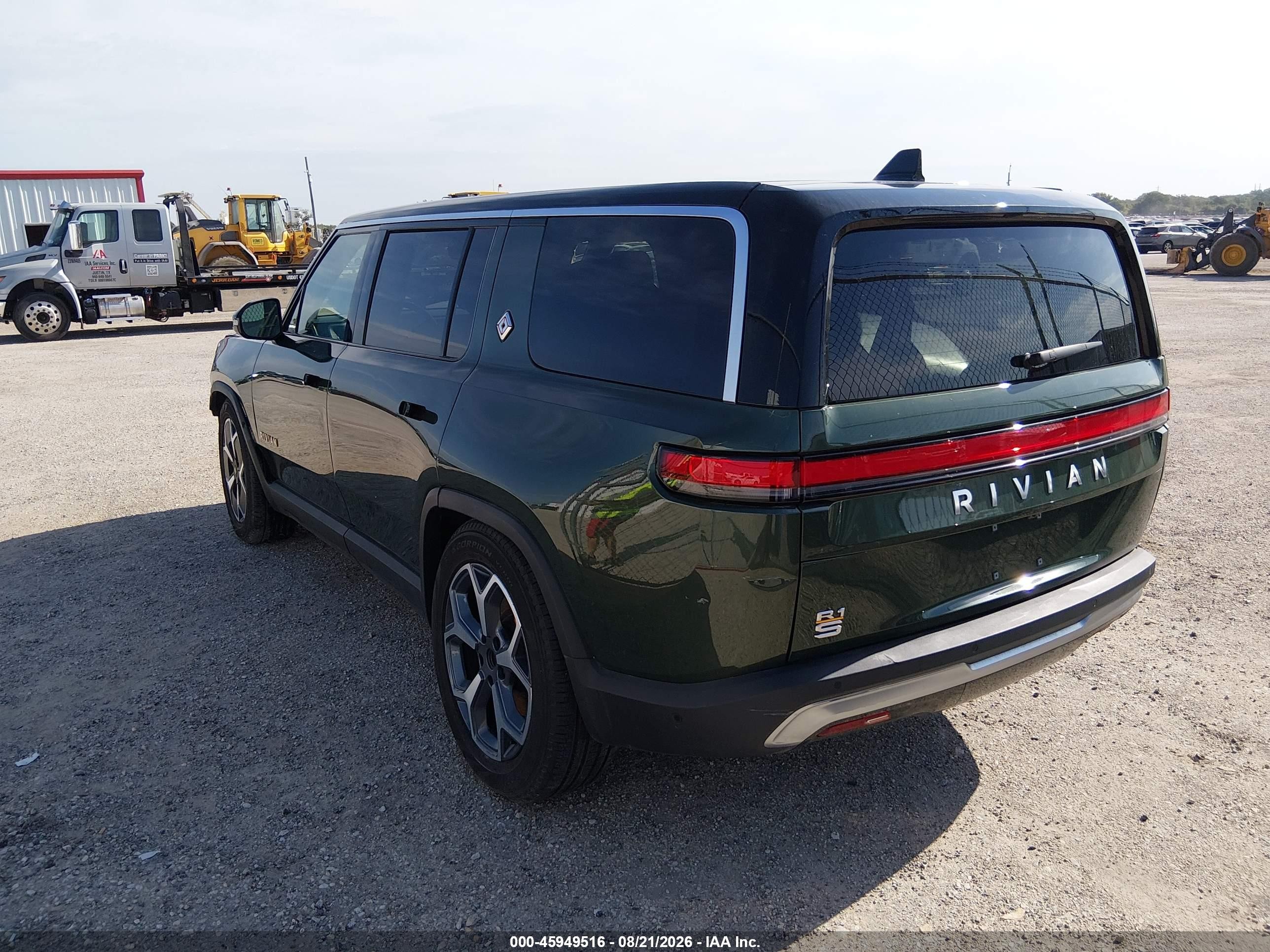 2024 Rivian R1s VIN 7PDSGABA4RN039327 IAAI salvage auction — Front End, Original (Texas), sold $14,500 on 2026-09-01 (photo 3)