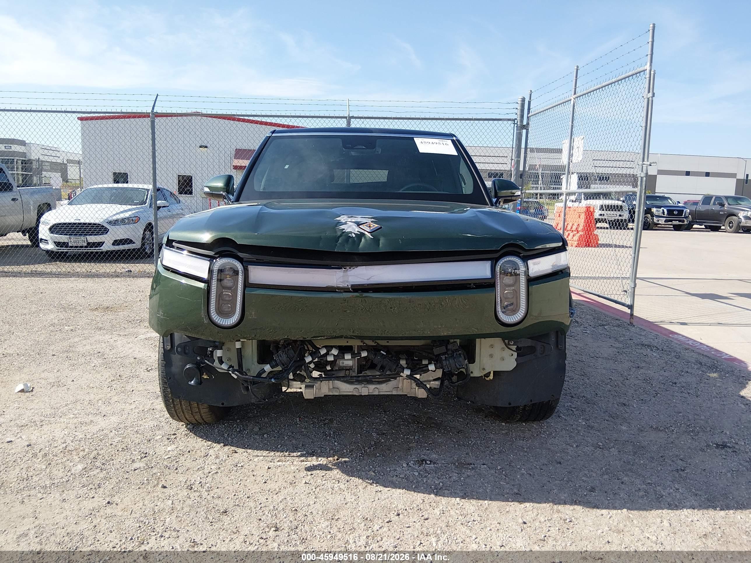 2024 Rivian R1s VIN 7PDSGABA4RN039327 IAAI salvage auction — Front End, Original (Texas), sold $14,500 on 2026-09-01 (photo 6)