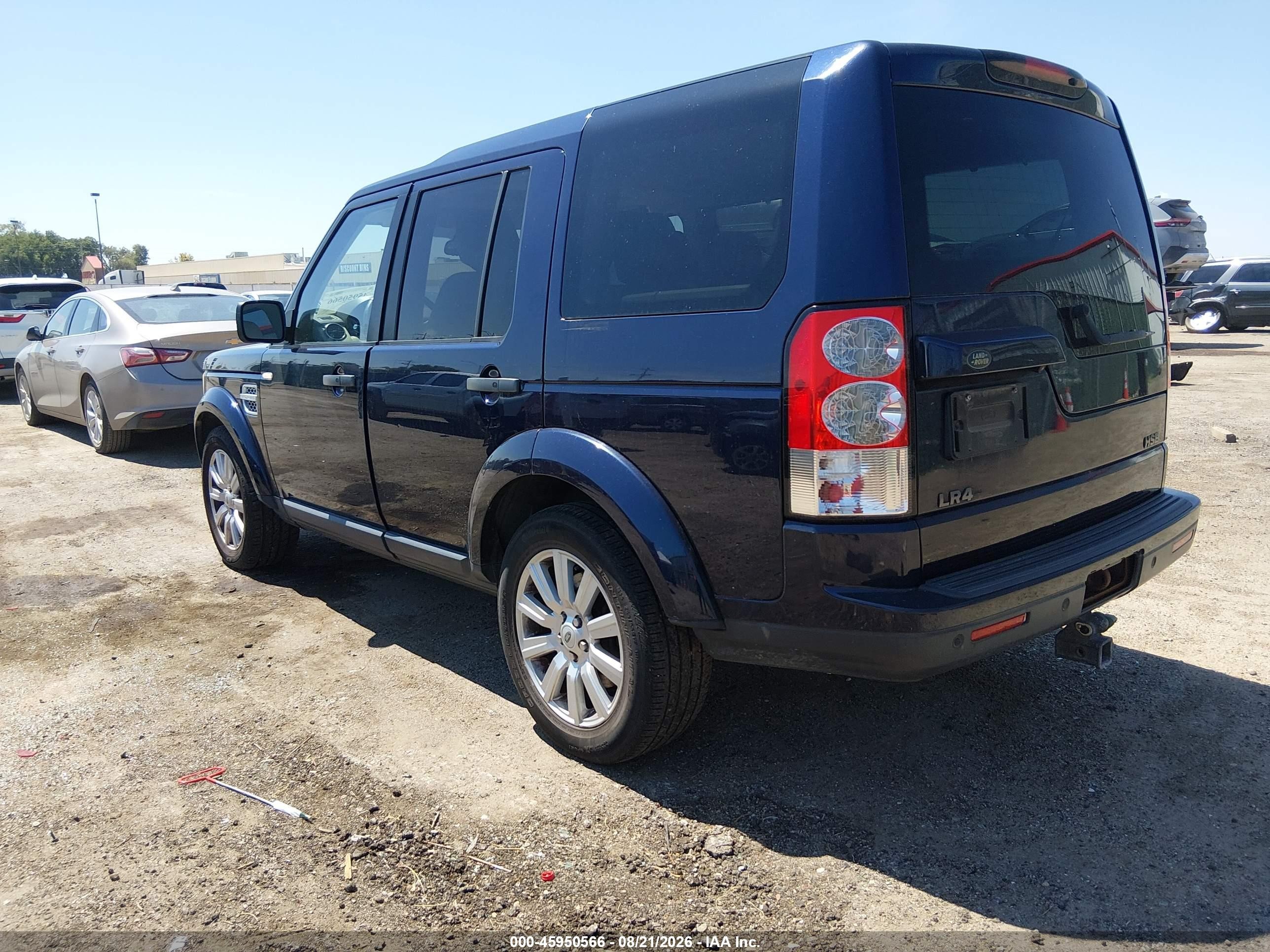 2013 Land rover Lr4 VIN SALAG2D46DA687714 IAAI salvage auction — Normal Wear, Clear (Kansas), sold $800 on 2026-08-28 (photo 3)