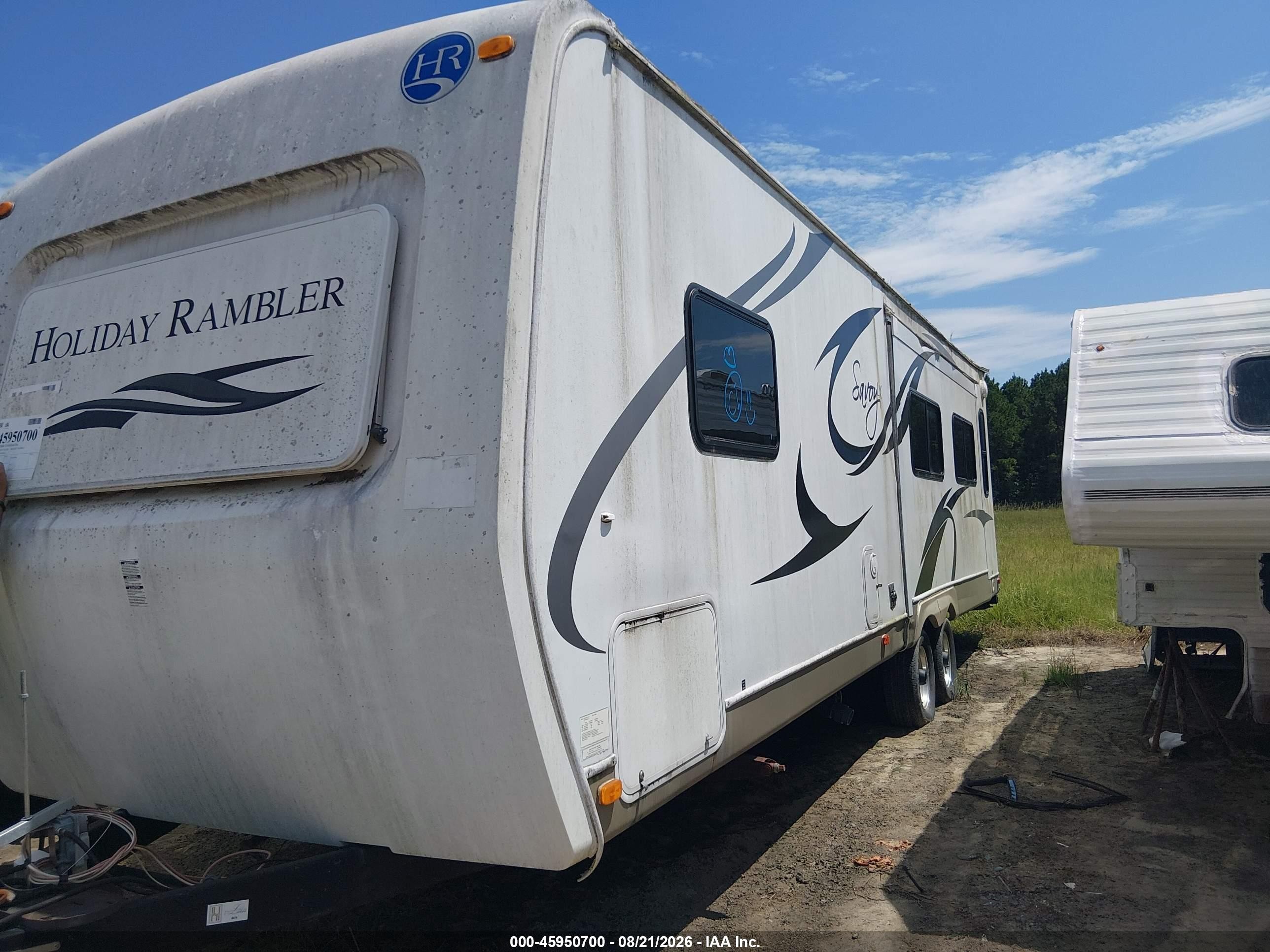 2010 Holiday Rambler Holiday Rambler VIN 51U1B1M20AW100116 IAAI salvage auction — Rear End, Clear (Georgia), sold $75 on 2026-09-08 (photo 7)