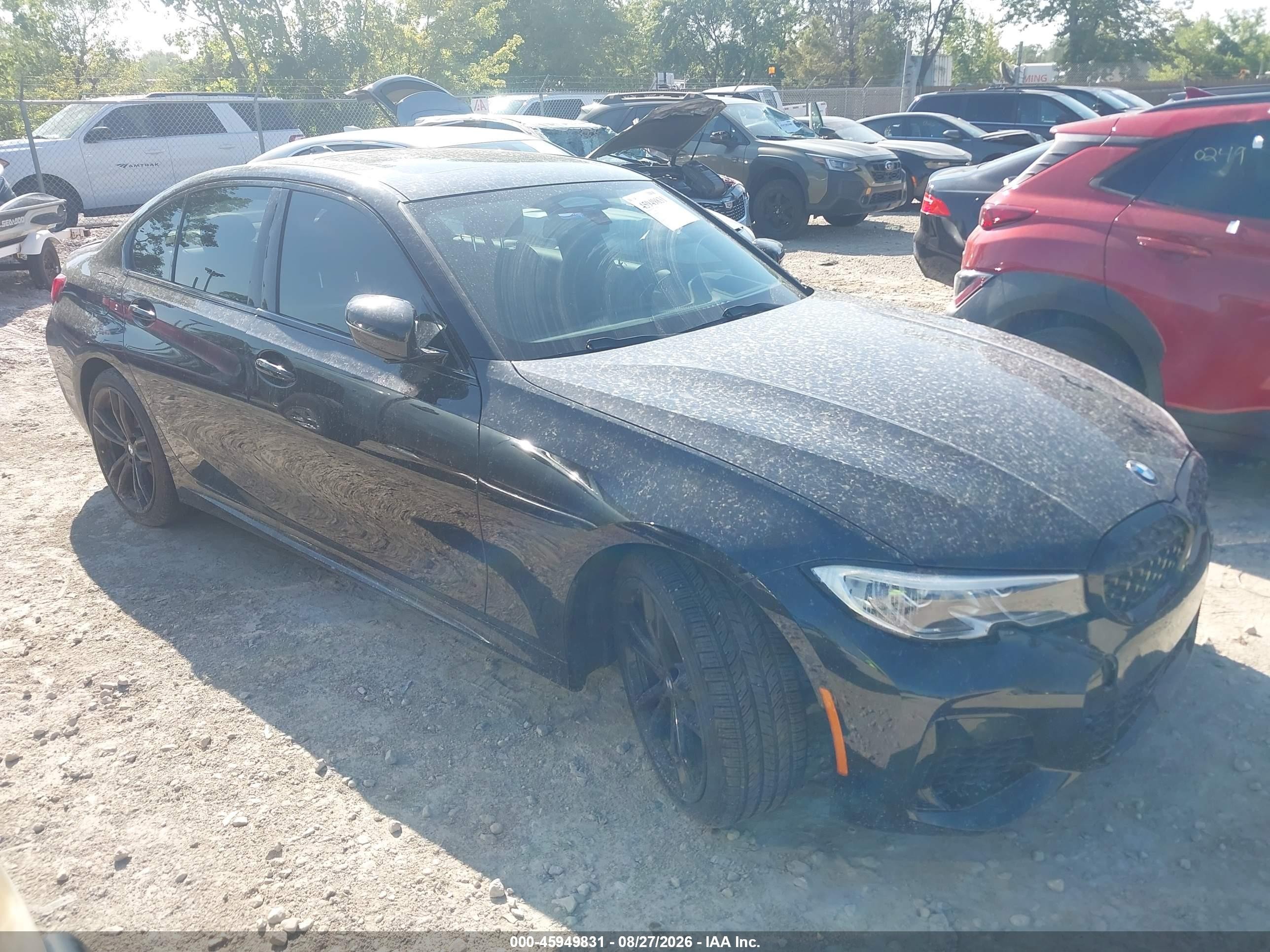 2021 BMW M340i VIN 3MW5U9J03M8B50402 — IAAI salvage auction photo