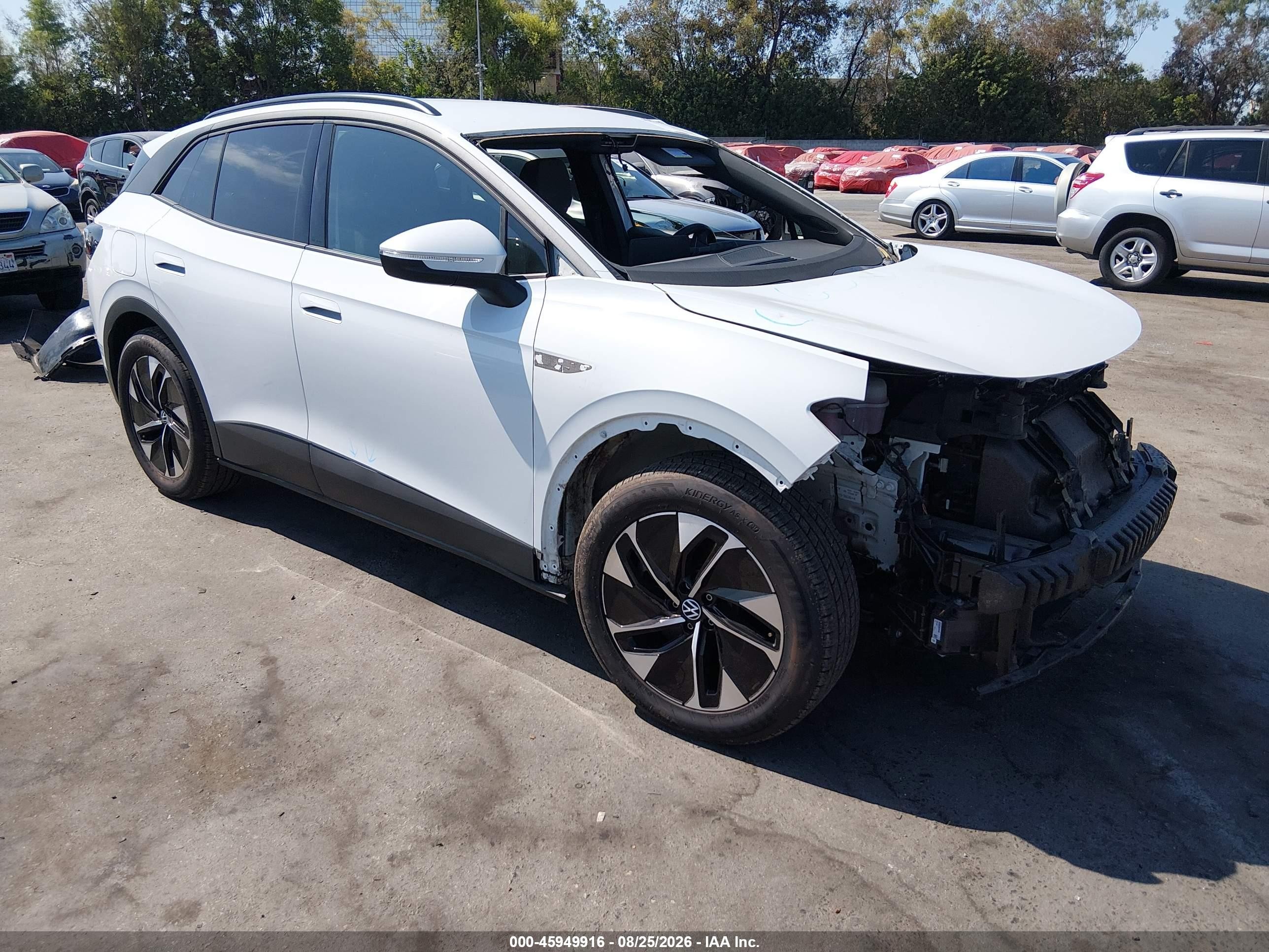 2021 Volkswagen ID.4 VIN WVGRMPE24MP026561 — IAAI salvage auction photo