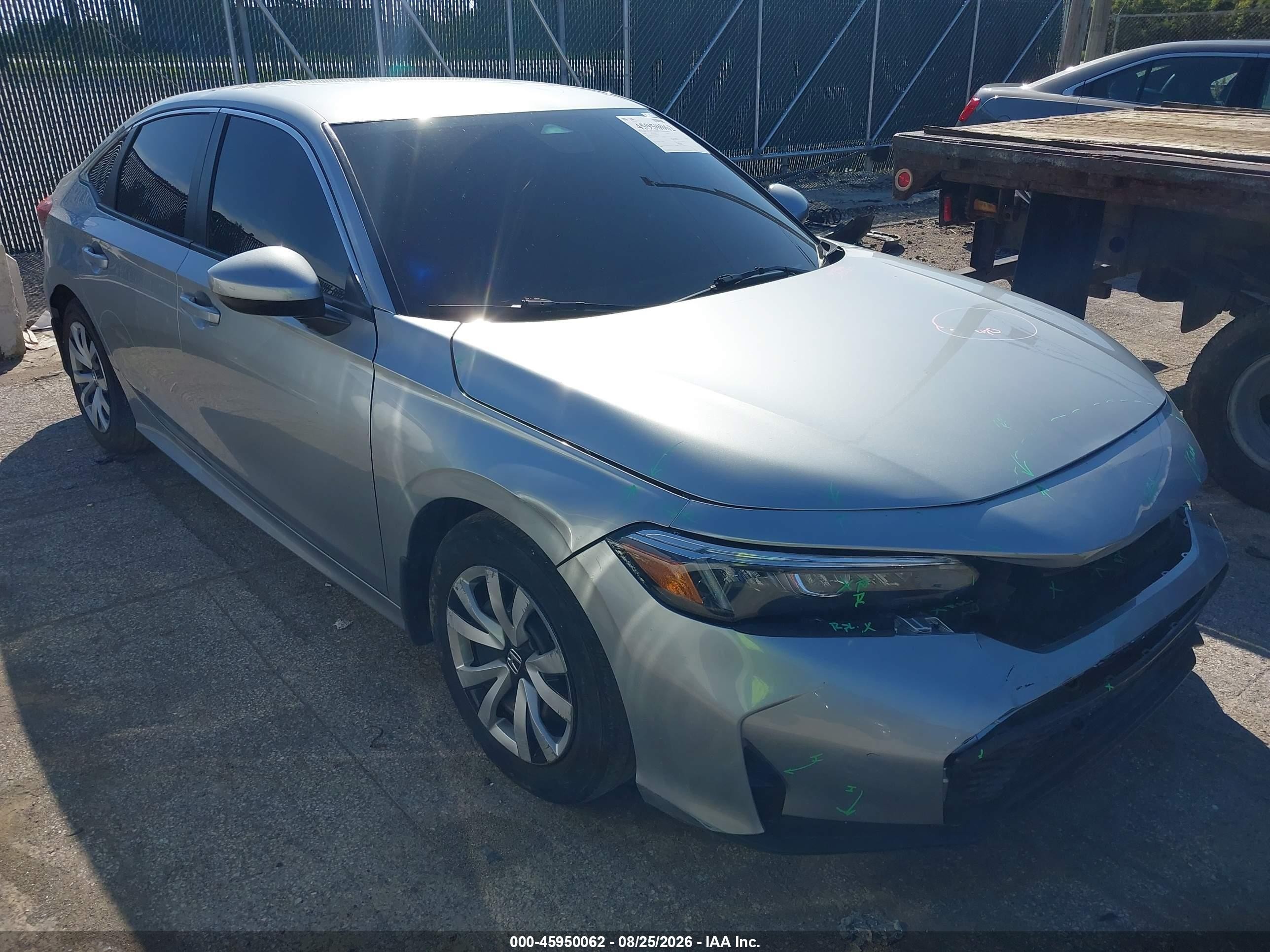 2026 Honda Civic VIN 2HGFE2F29TH522157 — IAAI salvage auction photo