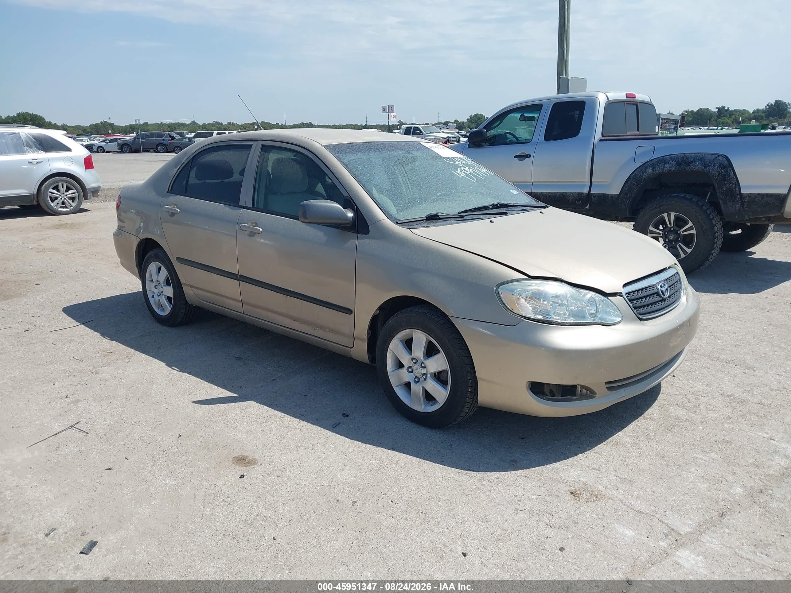 2008 Toyota Corolla VIN 1NXBR32E68Z987129 IAAI salvage auction — Normal Wear, Original (Texas), sold $850 on 2026-09-08 (photo 1)