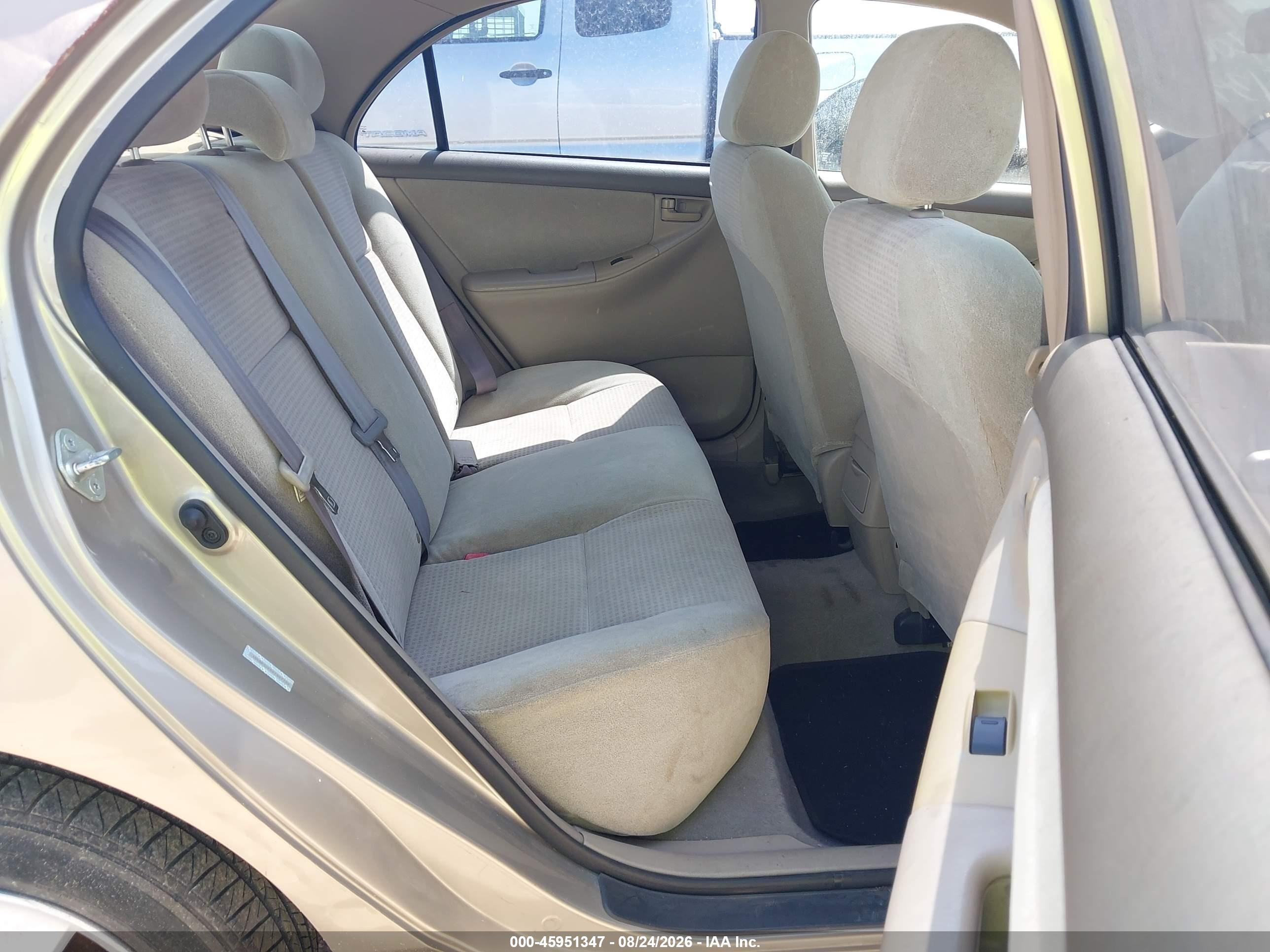 2008 Toyota Corolla VIN 1NXBR32E68Z987129 IAAI salvage auction — Normal Wear, Original (Texas), sold $850 on 2026-09-08 (photo 8)