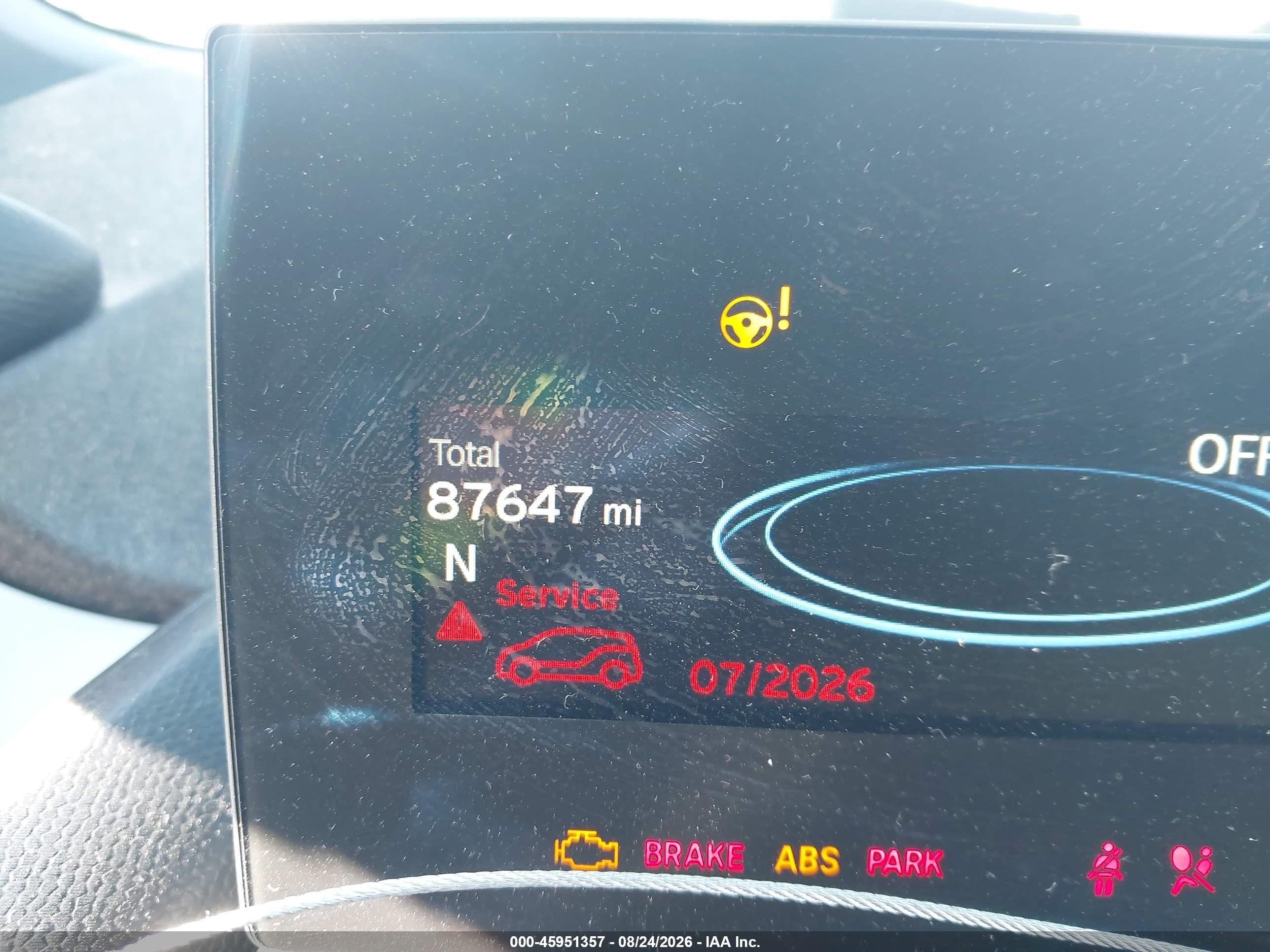 2019 BMW i3 VIN WBY8P4C56K7E26946 IAAI salvage auction — Front End, Salvage (California), sold $3,400 on 2026-09-19 (photo 7)