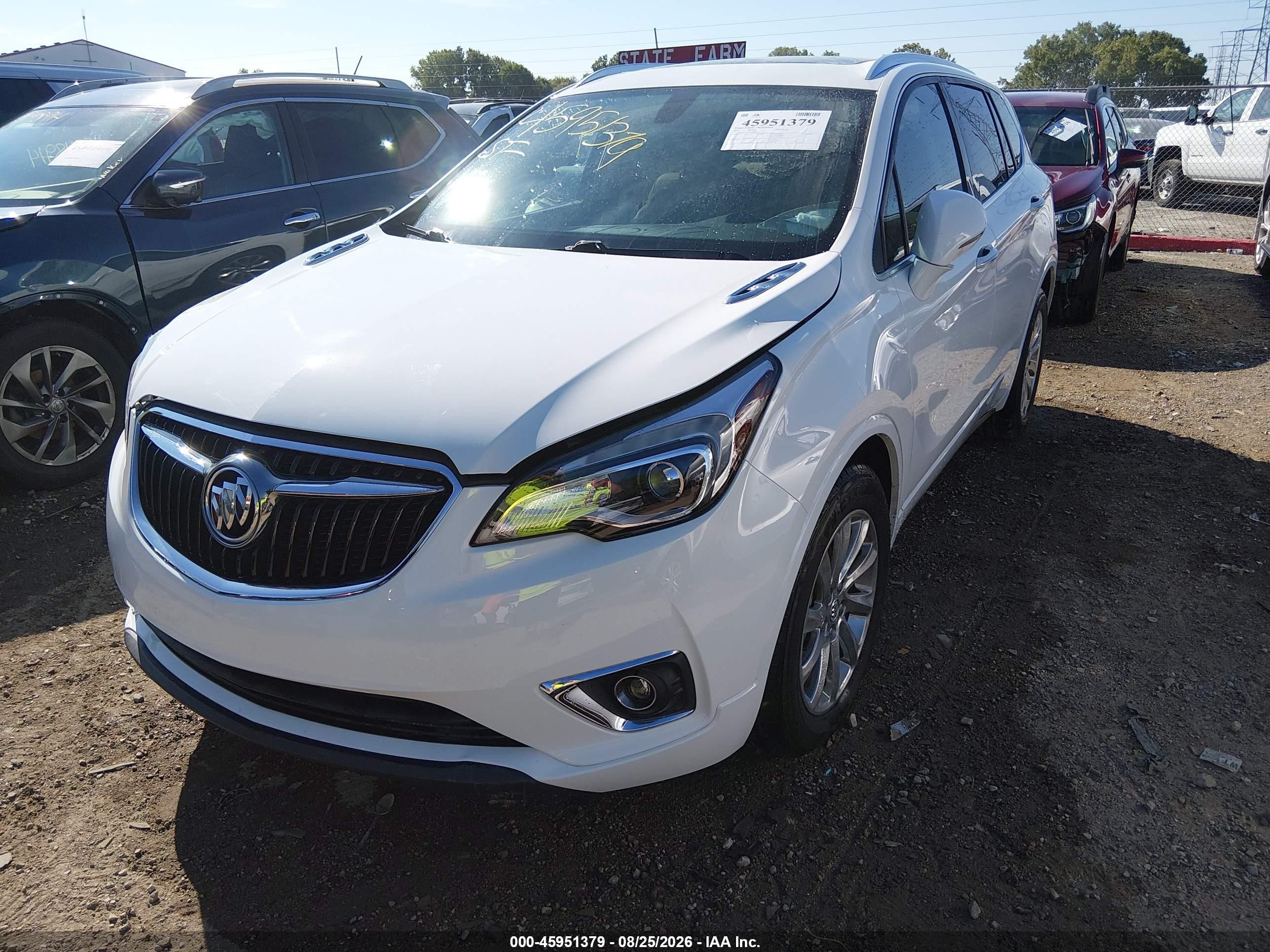 2020 Buick Envision VIN LRBFXCSA9LD094520 IAAI salvage auction — Side, Wait Title, sold $2,950 on 2026-09-21 (photo 2)