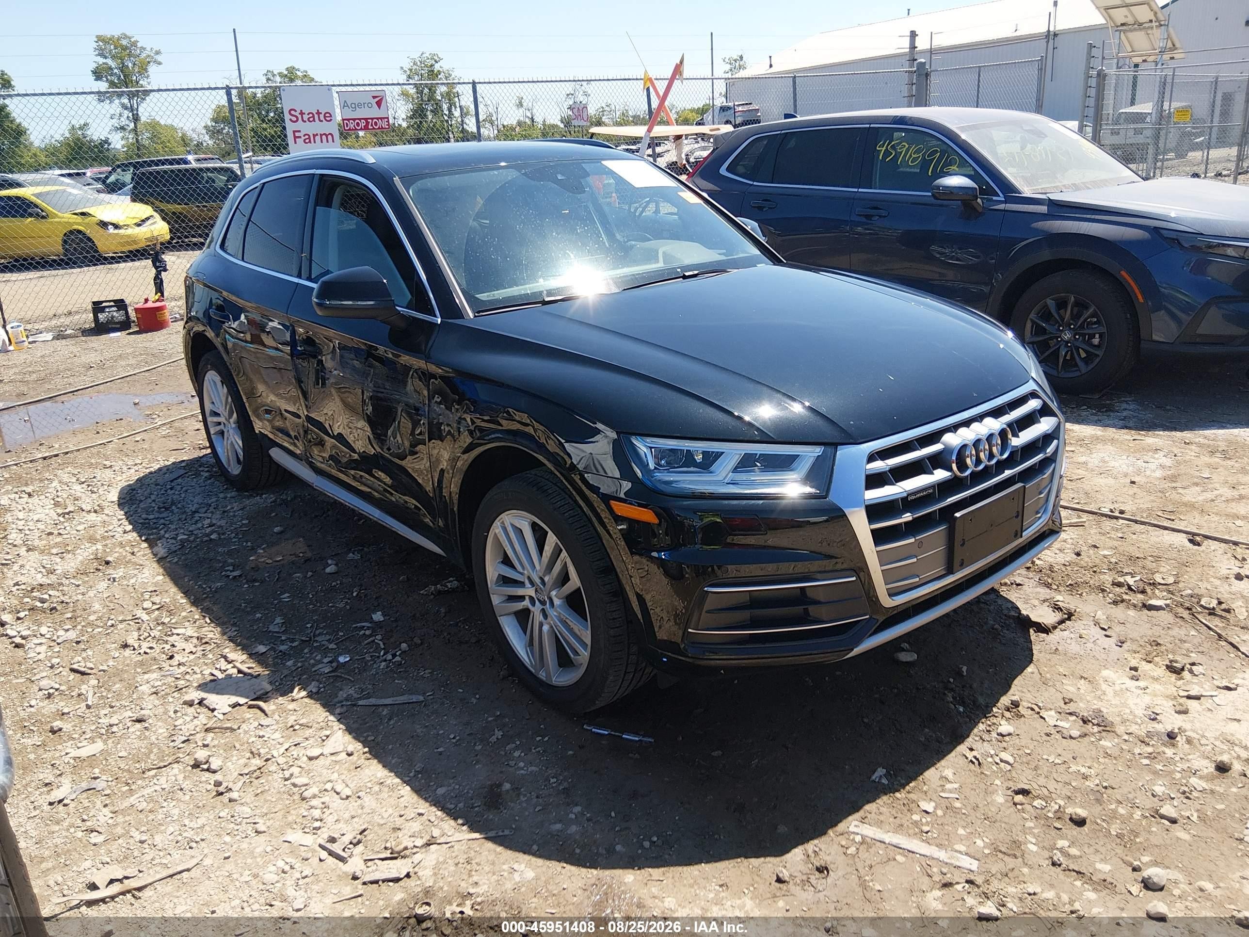 2019 Audi Q5 VIN WA1BNAFY1K2110389 — IAAI salvage auction photo