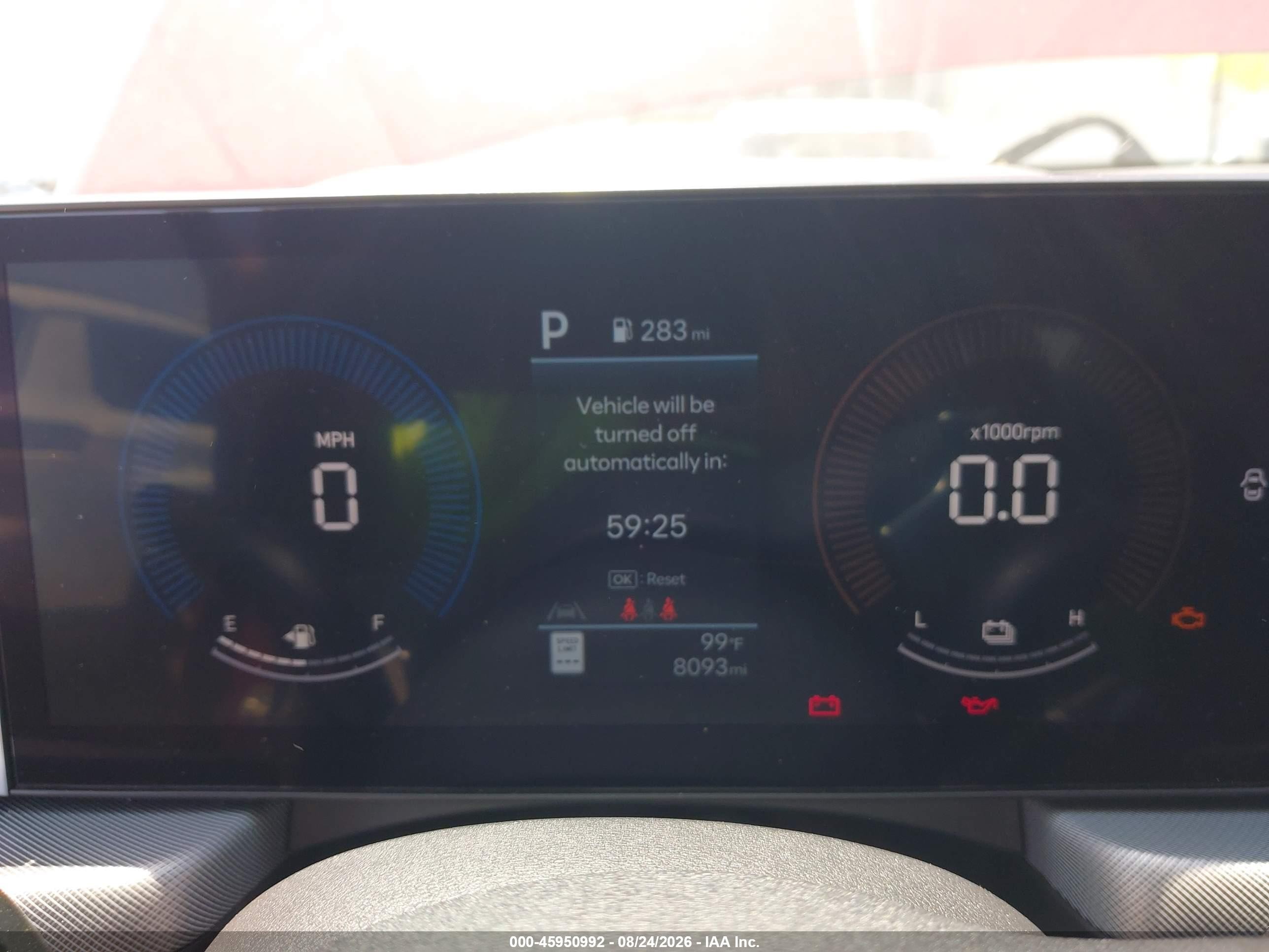 2026 Hyundai Sonata Hybrid VIN KMHL24JJ7TA169142 IAAI salvage auction — Engine Damage, Enterprise Vehicles Clear Only (California), sold $14,900 on 2026-09-10 (photo 7)