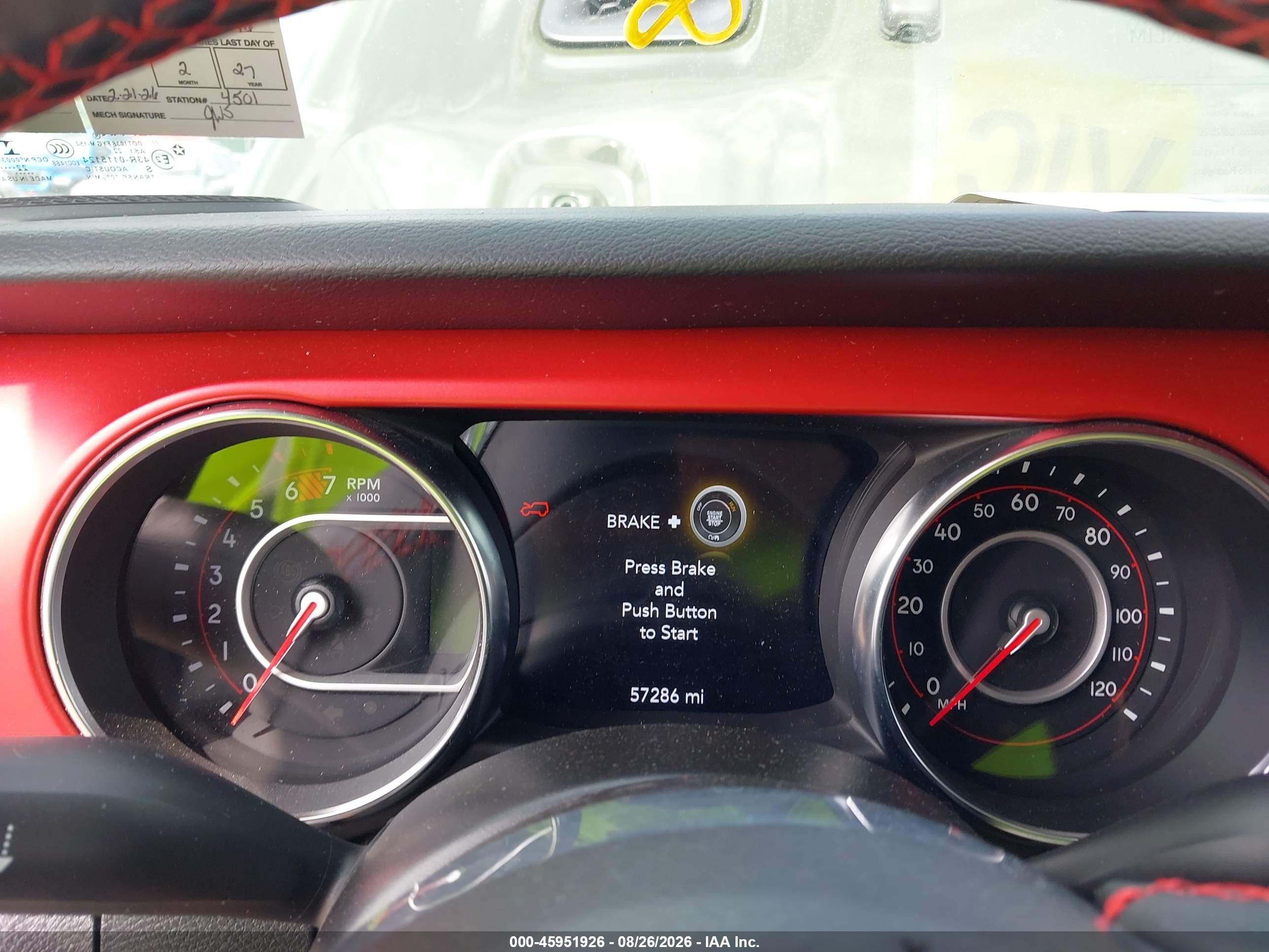 2021 Jeep Wrangler / VIN 1C4HJXFN2MW632352 IAAI salvage auction — Front End, Salvage (Pennsylvania), sold $8,200 on 2026-09-19 (photo 7)