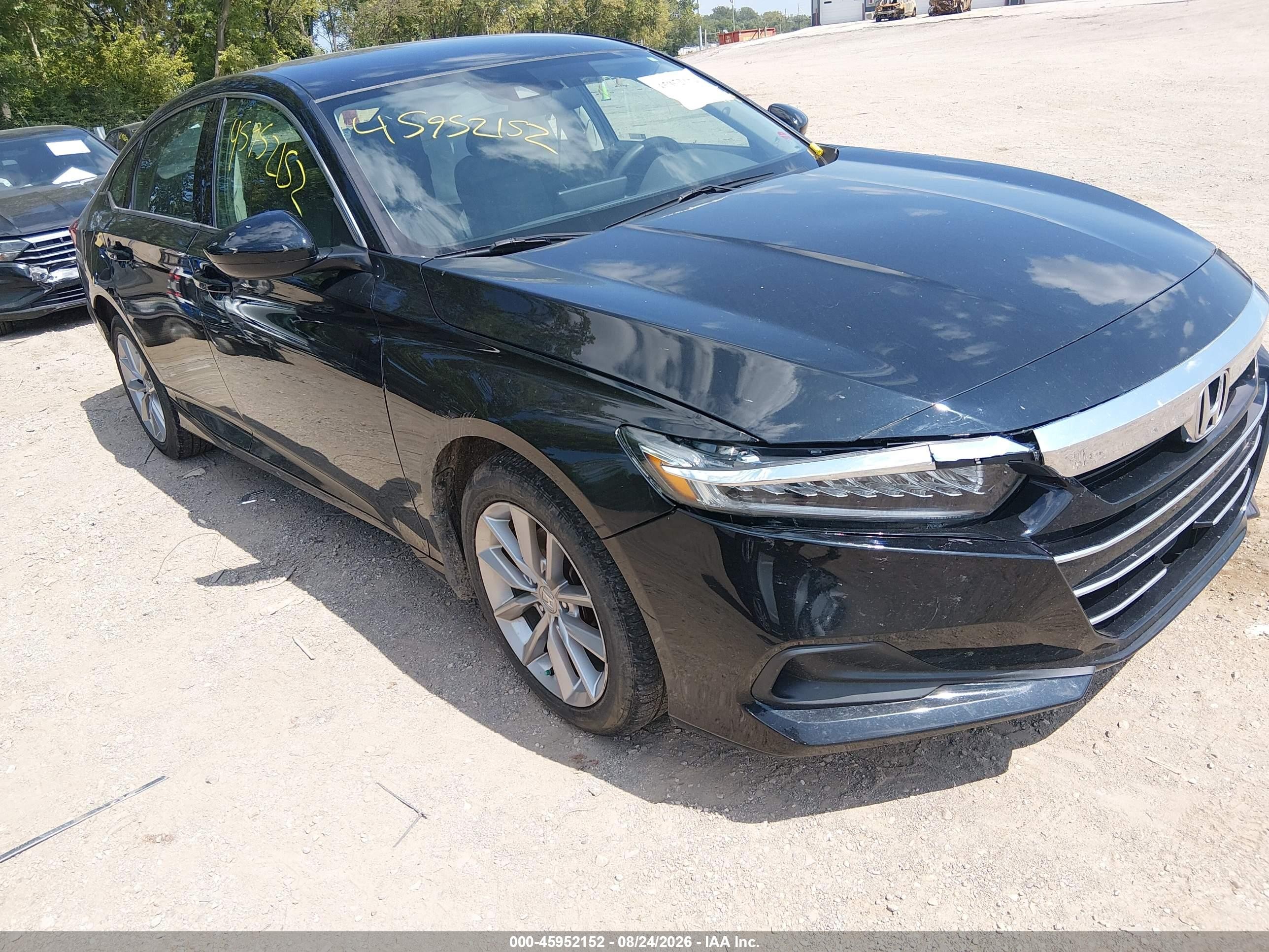 2021 Honda Accord VIN 1HGCV1F18MA045662 — IAAI salvage auction photo