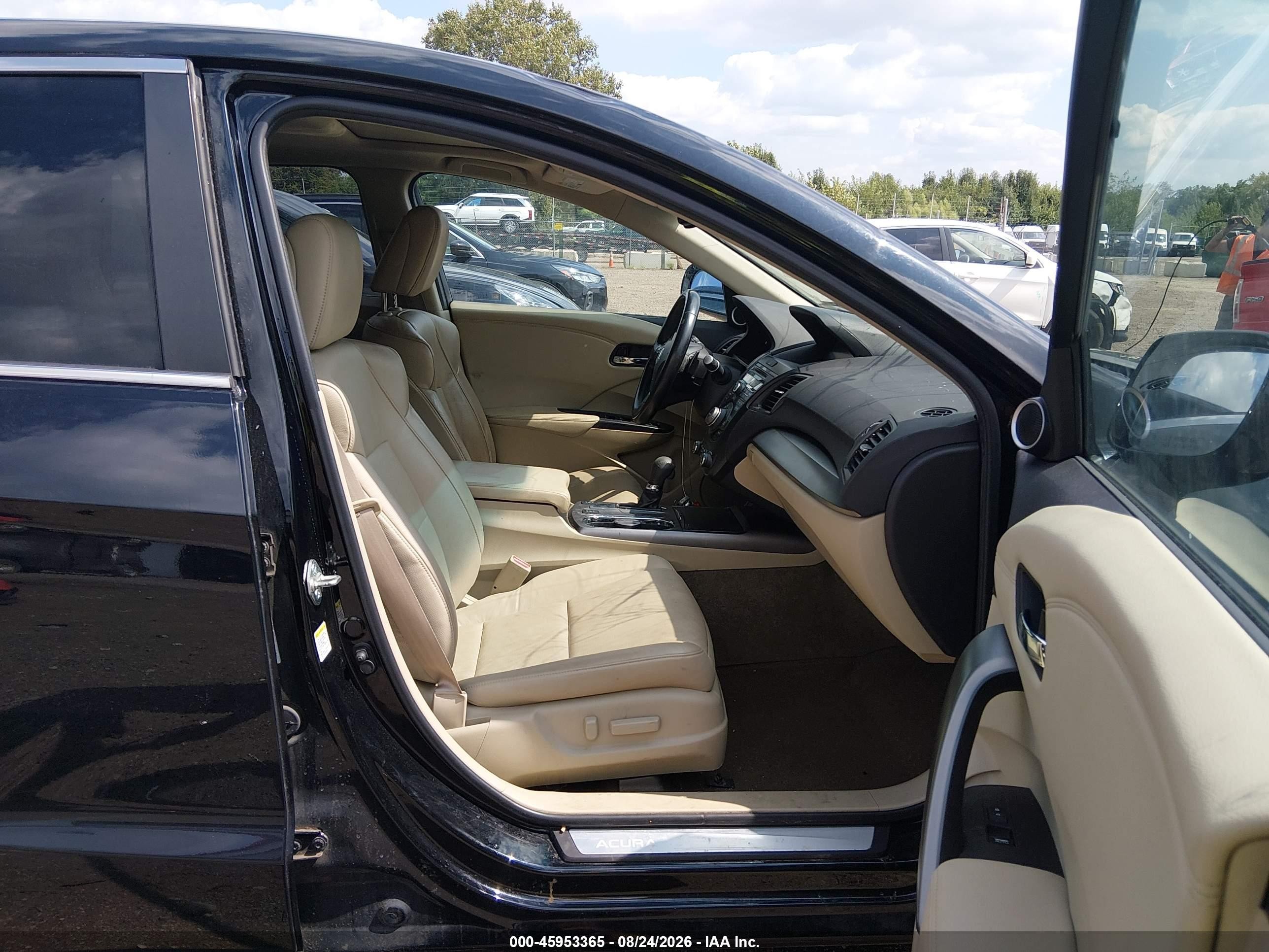 2015 Acura RDX VIN 5J8TB4H5XFL014530 IAAI salvage auction — Front End, Salvage (Ohio), sold $2,400 on 2026-09-12 (photo 5)