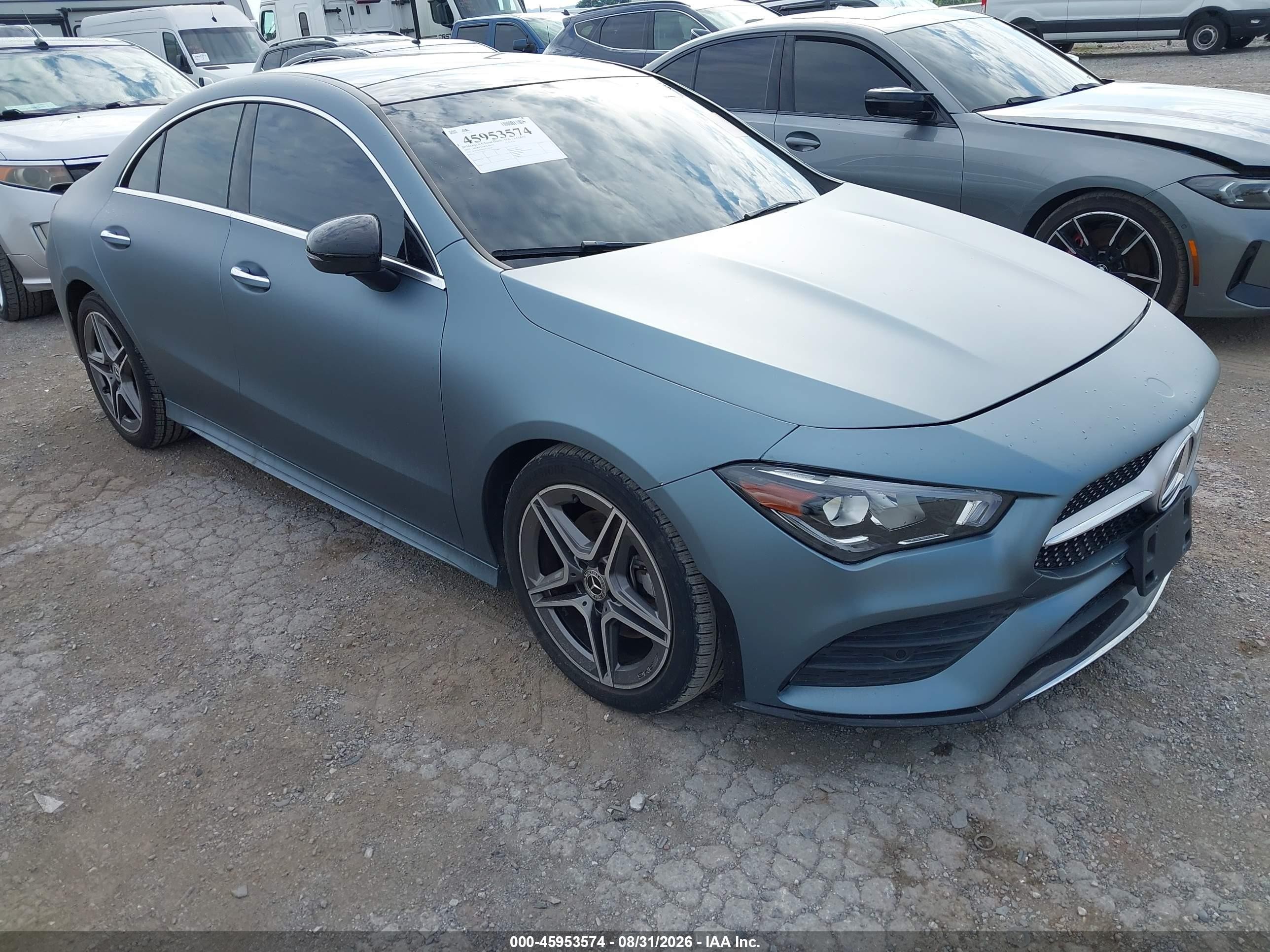 2021 Mercedes-Benz CLA-Class VIN W1K5J4HB1MN230418 — IAAI salvage auction photo