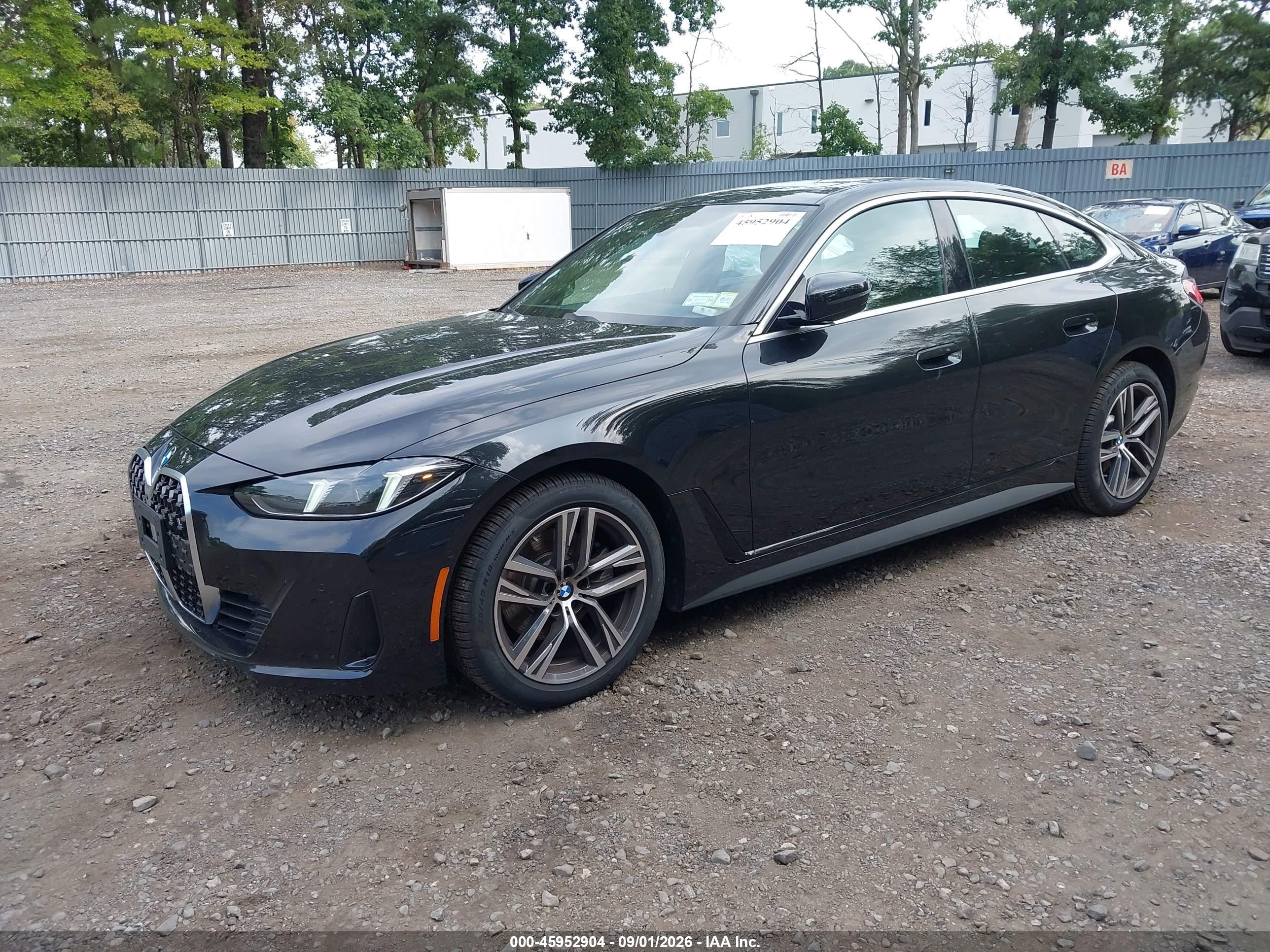 2026 BMW 4 Series VIN WBA33FB03TFW81225 IAAI salvage auction — Side, Clear (New York), sold $25,750 on 2026-09-11 (photo 2)