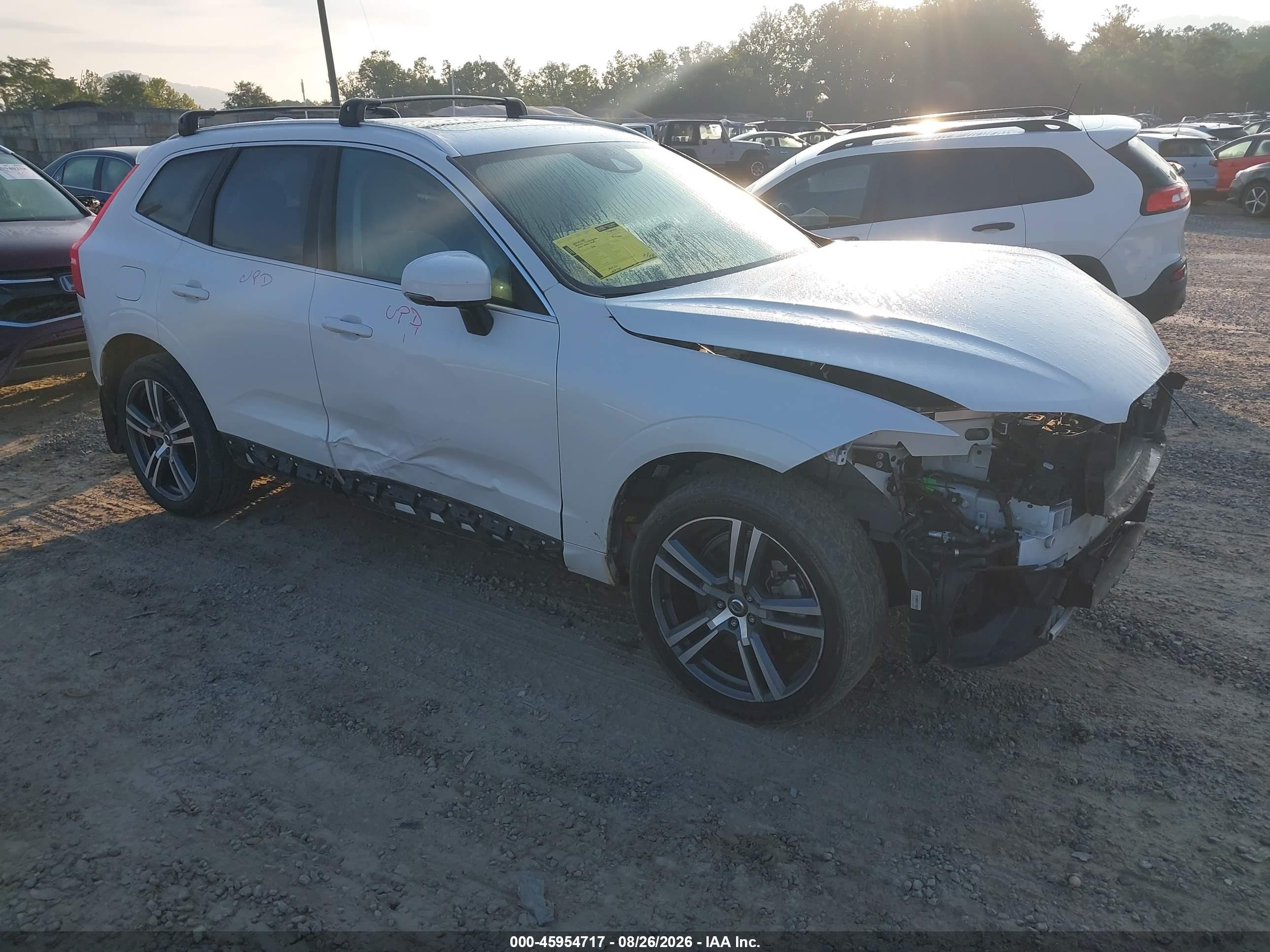 2021 Volvo XC60 Recharge VIN YV4BR0DK0M1700513 — IAAI salvage auction photo